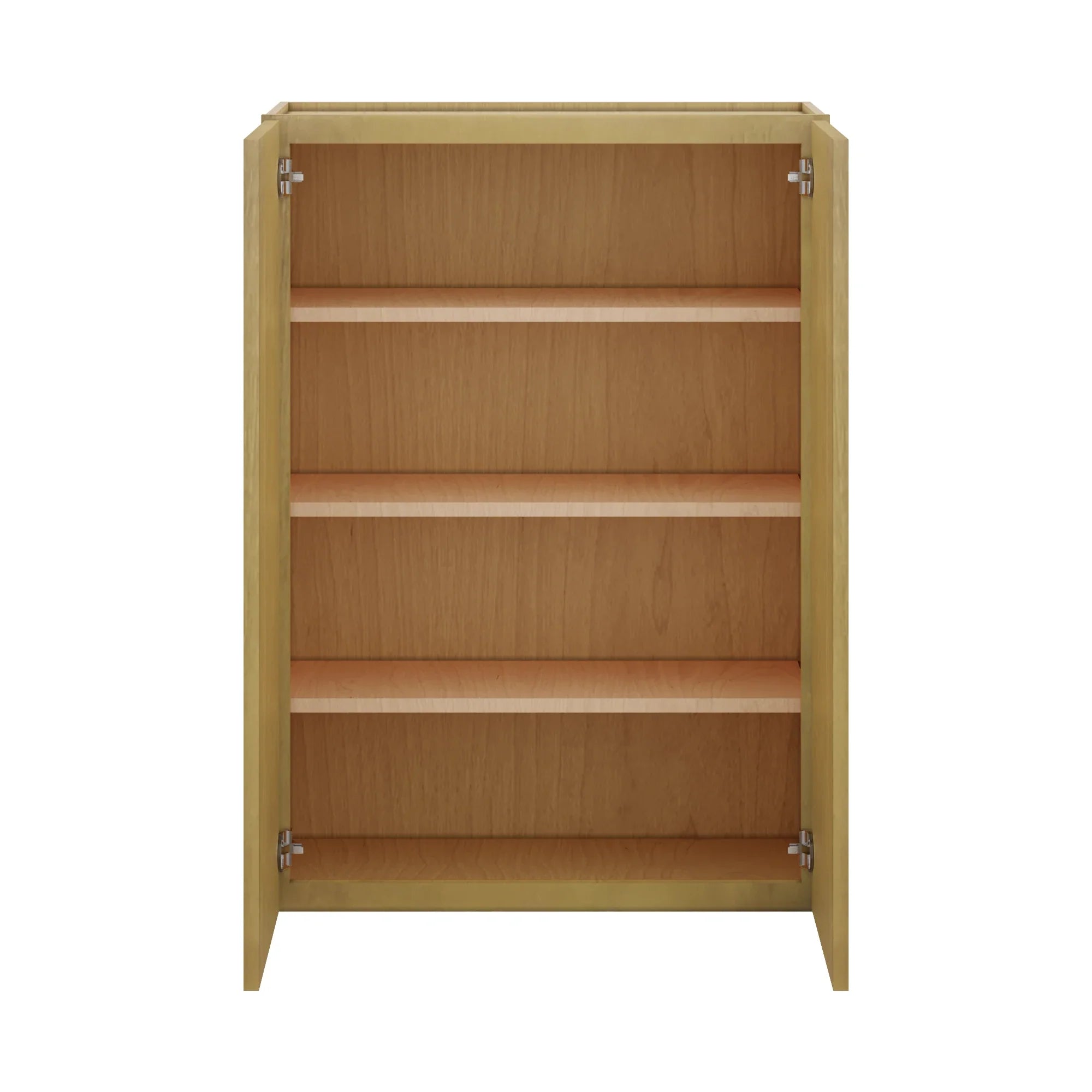 Modernform Cabinet Natural Shaker 30" W X 42" H X 12" D Double Door Wall Cabinet
