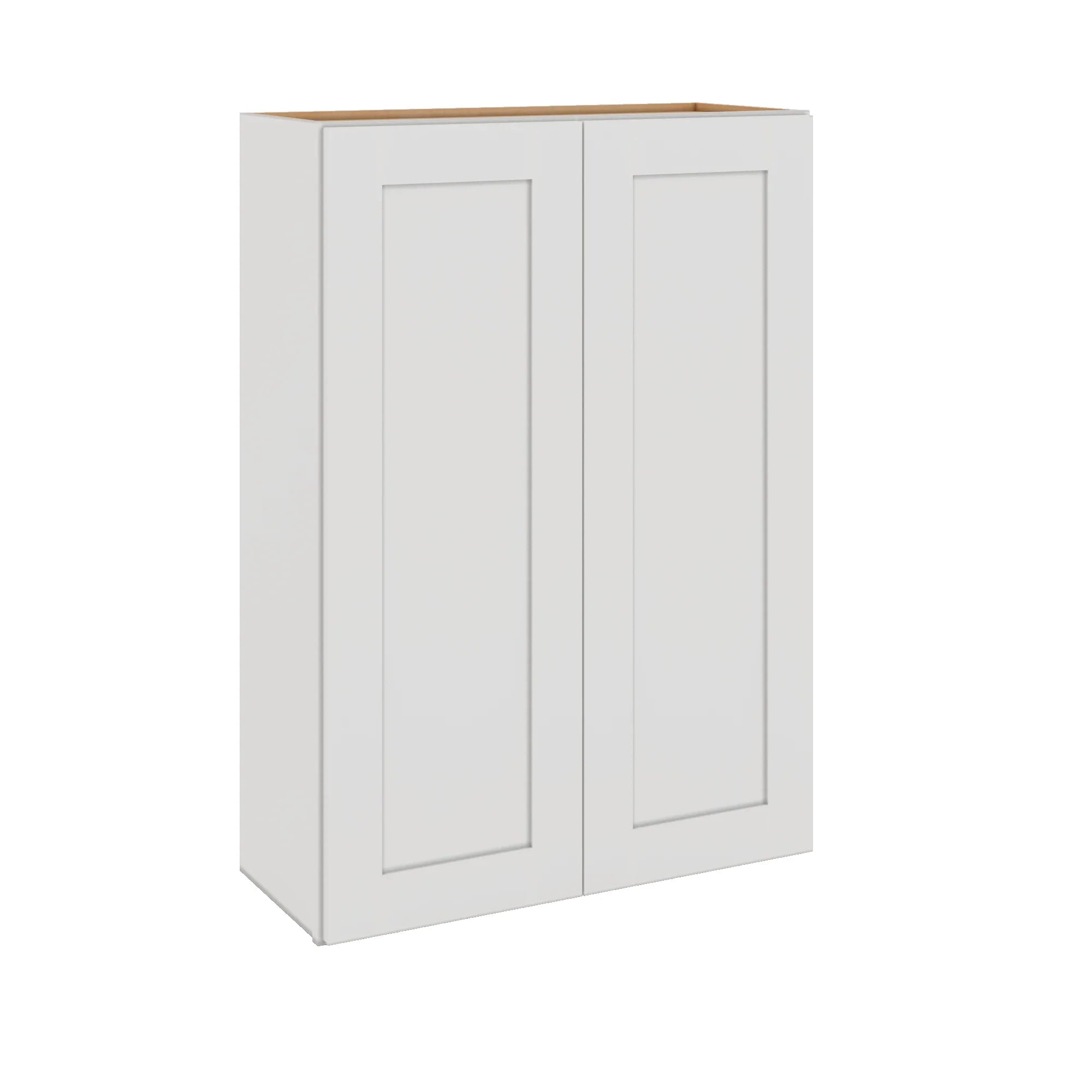 Modernform Cabinet White Shaker 30" W X 42" H X 12" D Double Door Wall Cabinet
