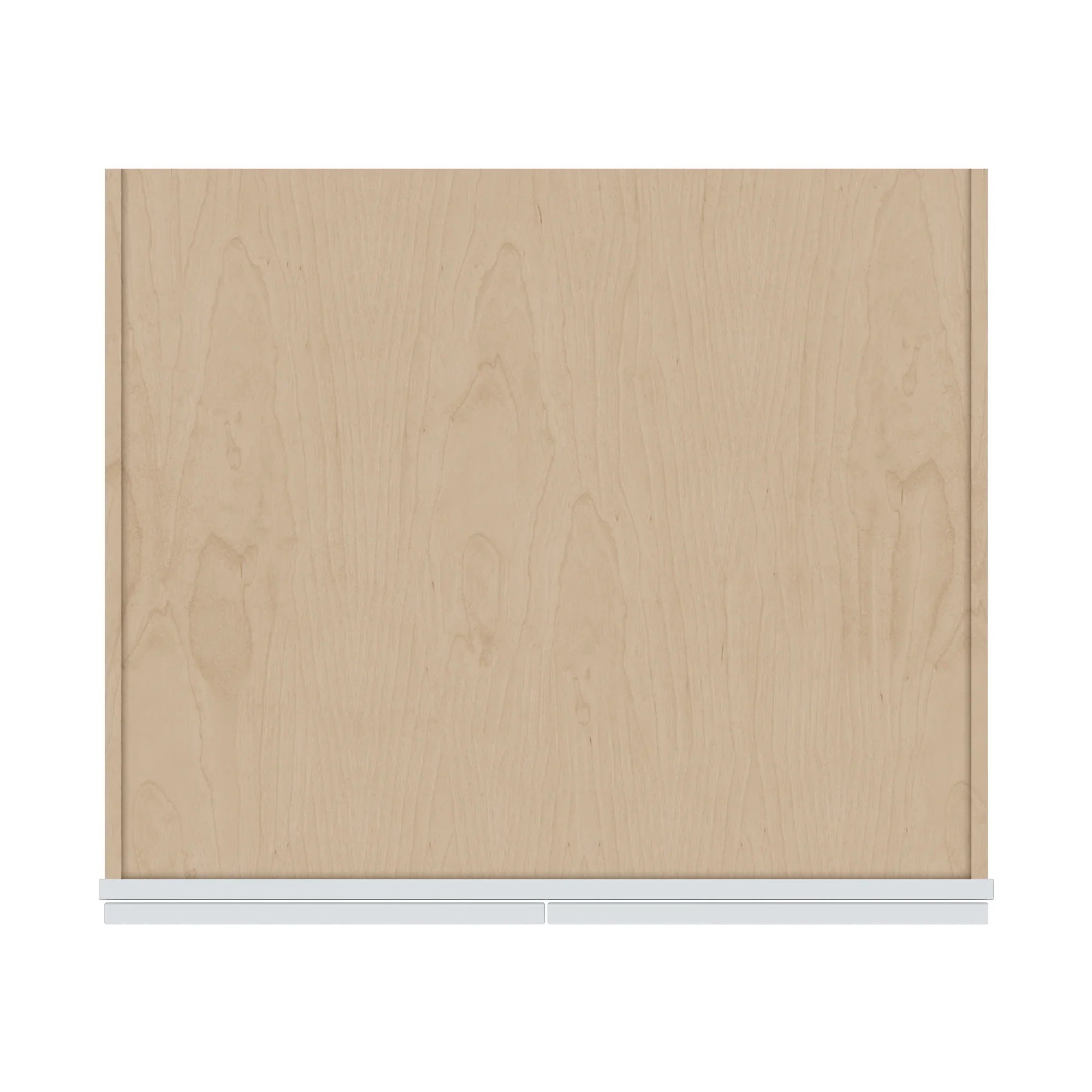 J&K White Shaker S8 Refrigerator Wall Cabinet   33" W x 12" H x 27" D