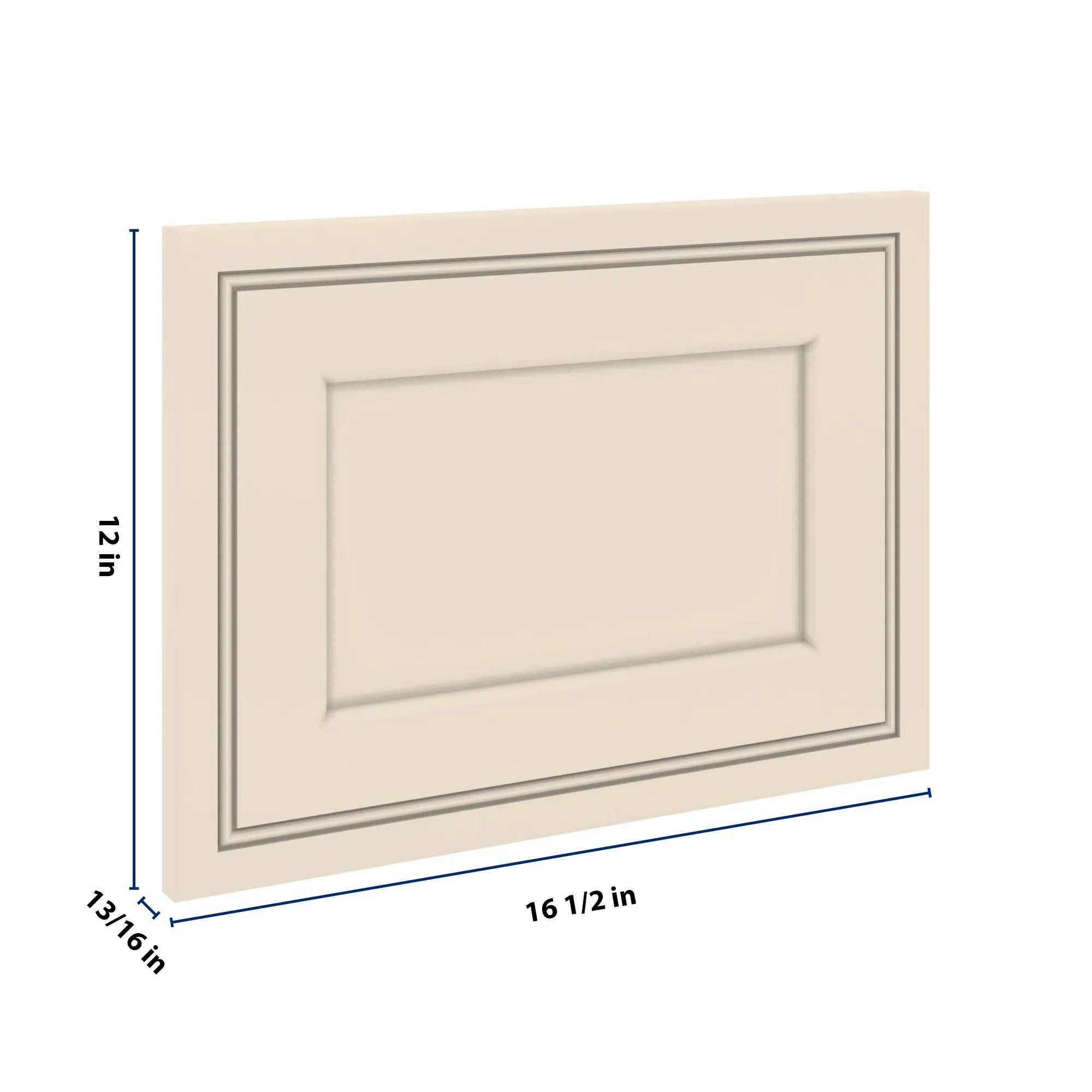 J&K Pearl Glazed H9 Dummy Door Panel 16 1/2" W x 12" H