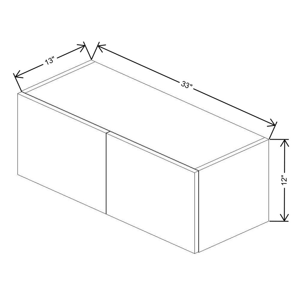 Fabuwood Illume Catalina Muratti 4 12" High Wall