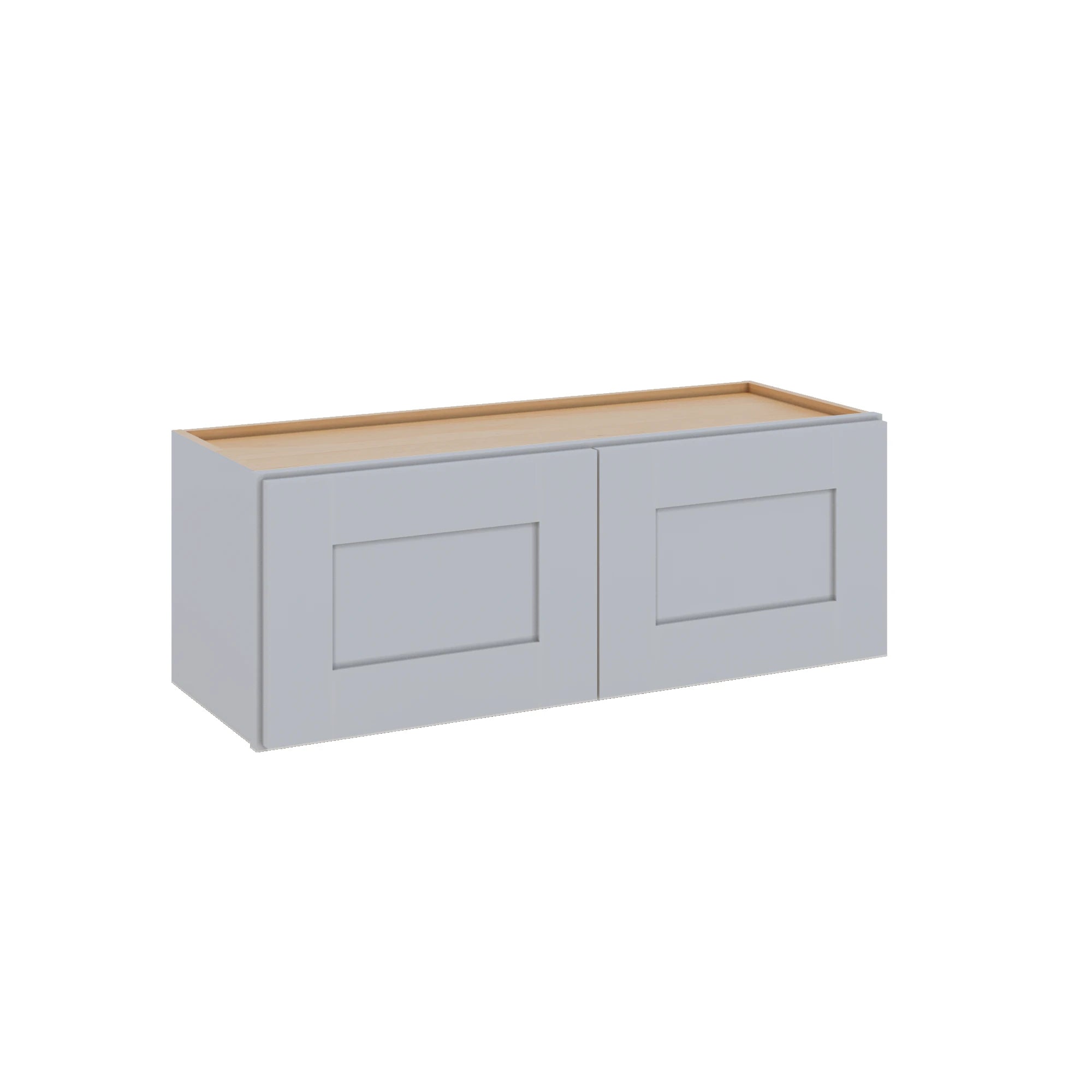 Modernform Cabinet Grey Shaker 33" W X 12" H X 12" D Double Door Wall Cabinet