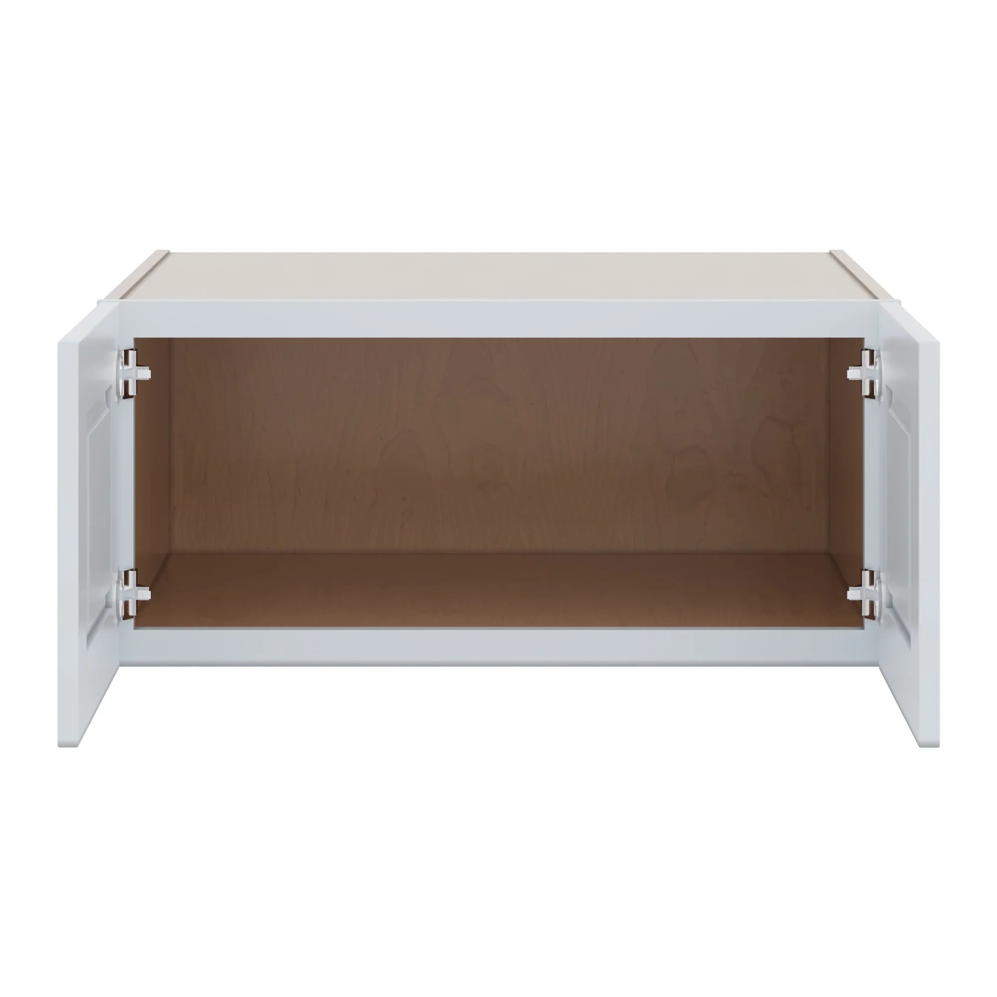 J&K White Shaker S8 Refrigerator Wall Cabinet   33" W x 15" H x 27" D