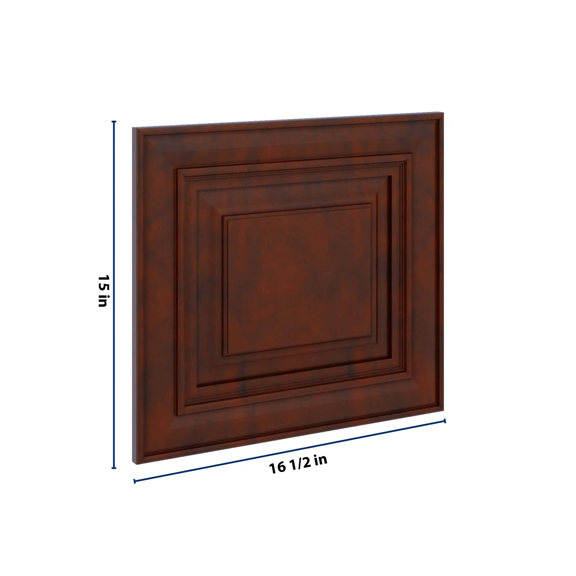 J&K Mahogany J5 Dummy Door Panel 16 1/2" W x 15" H