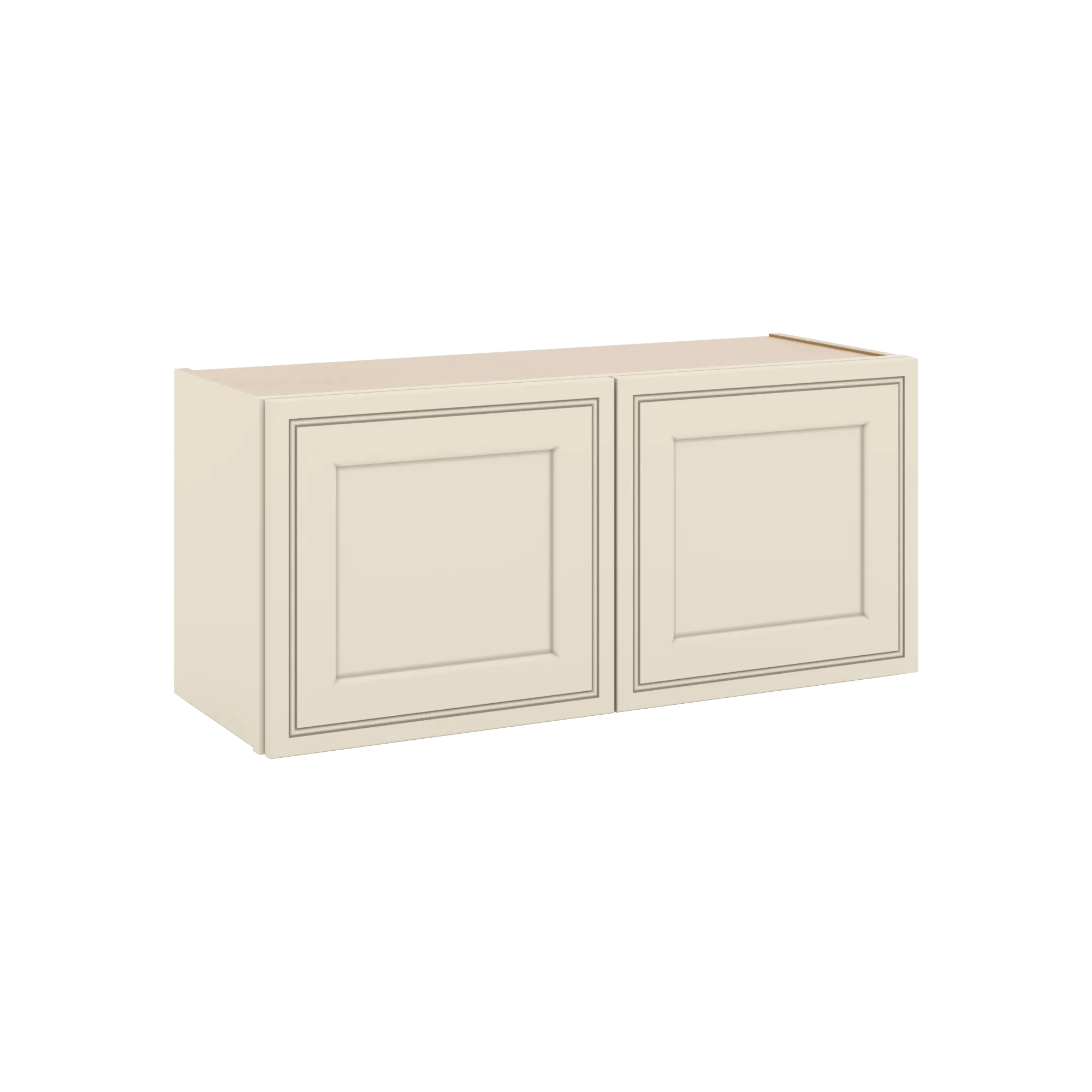 J&K Pearl Glazed H9 Double Door Wall Cabinet - 33" W x 15" H