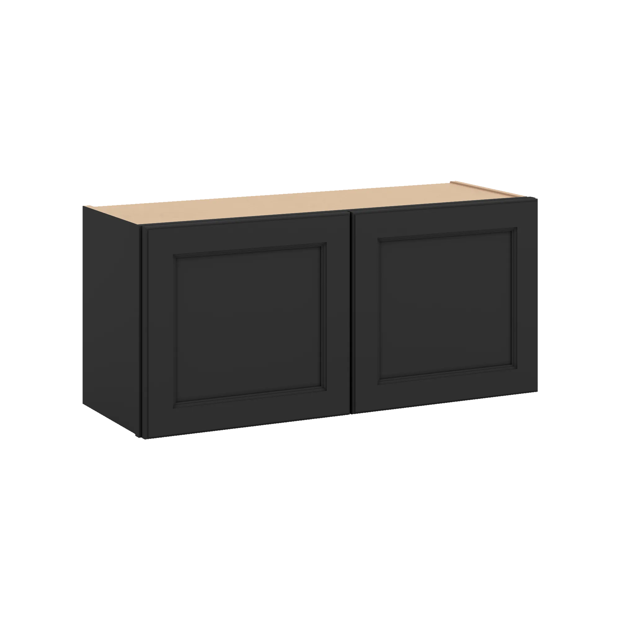 J&K Charcoal E2 Double Door Wall Cabinet - 33" W x 15" H