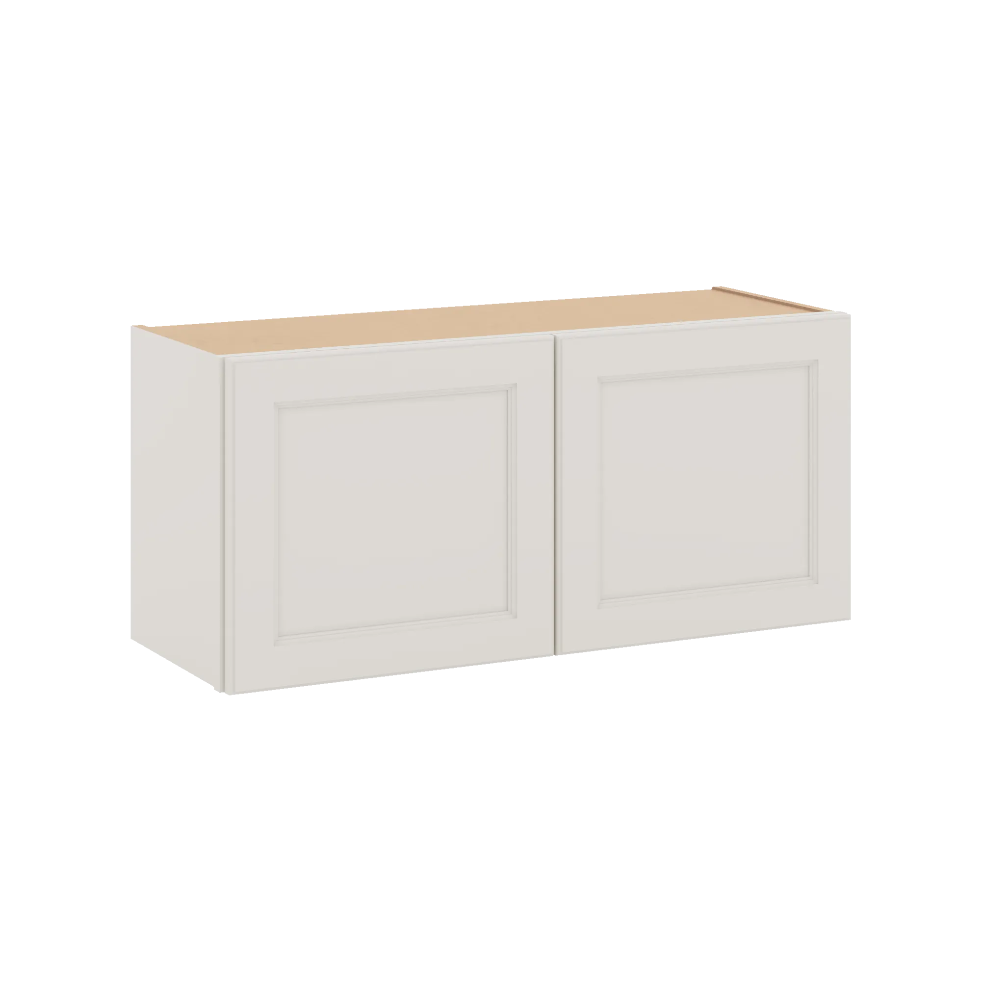 J&K Dove E1 Double Door Wall Cabinet - 33" W x 15" H