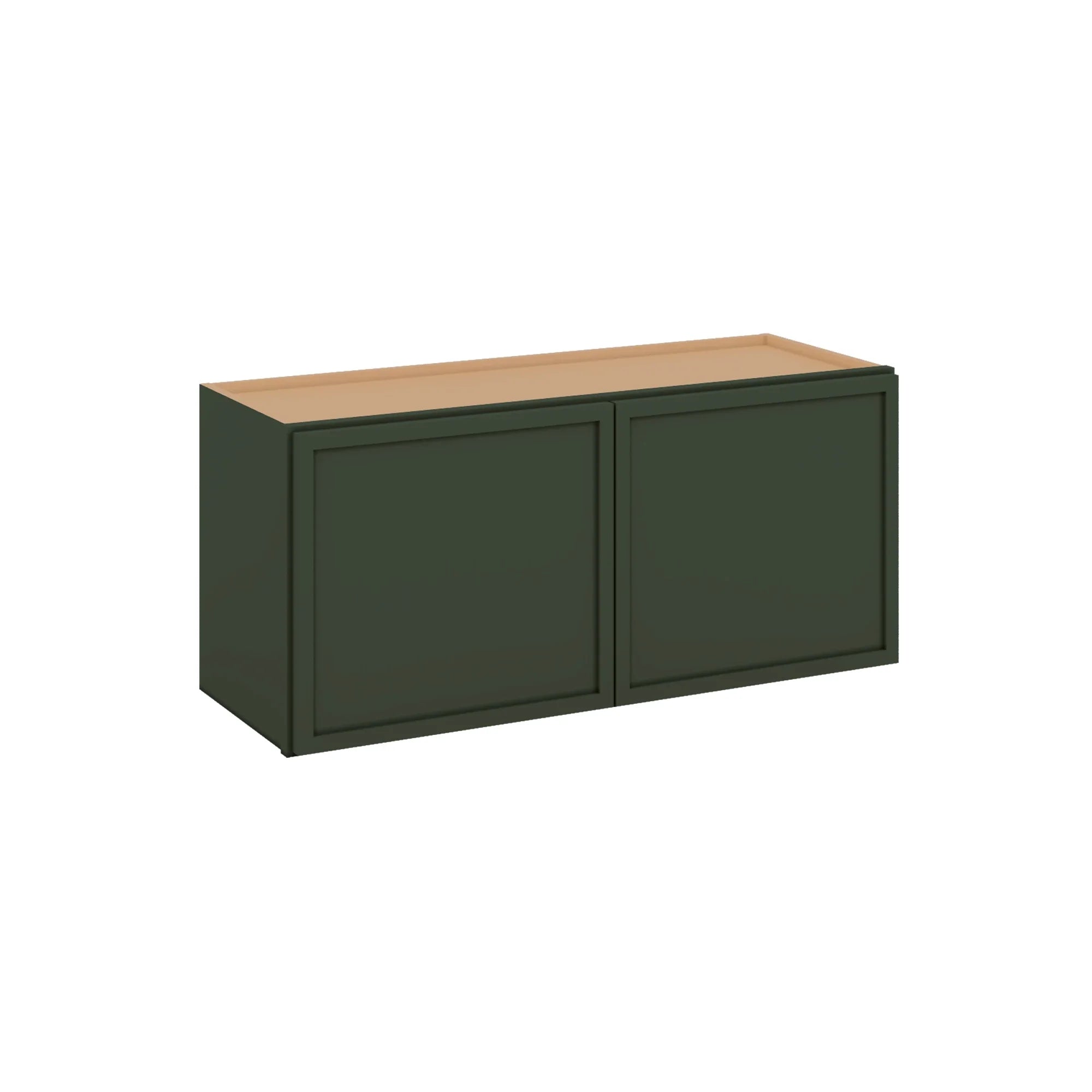 Modernform Cabinet Slim Sage Green 33" W X 15" H X 12" D Double Door Wall Cabinet