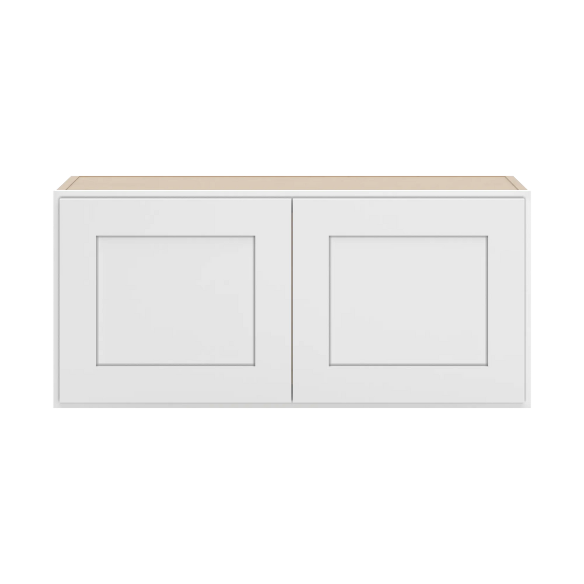 cnc luxor white 33 w x 15 h double door wall cabinet