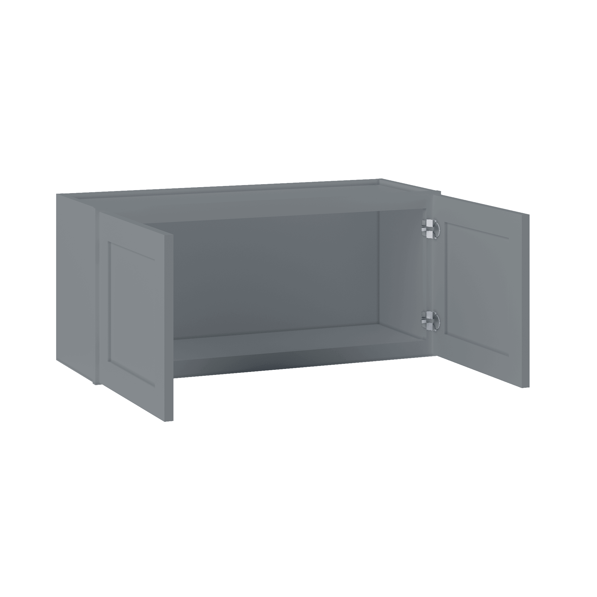 Wall Kitchen Cabinet W3315 Colonial Gray LessCare 33 in. width 15 in. height 12 in. depth