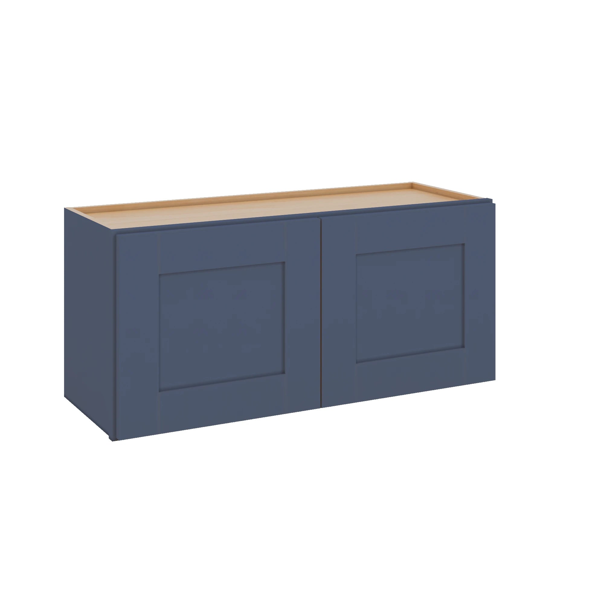 Modernform Cabinet Signature Blue 33" W X 15" H X 12" D Double Door Wall Cabinet
