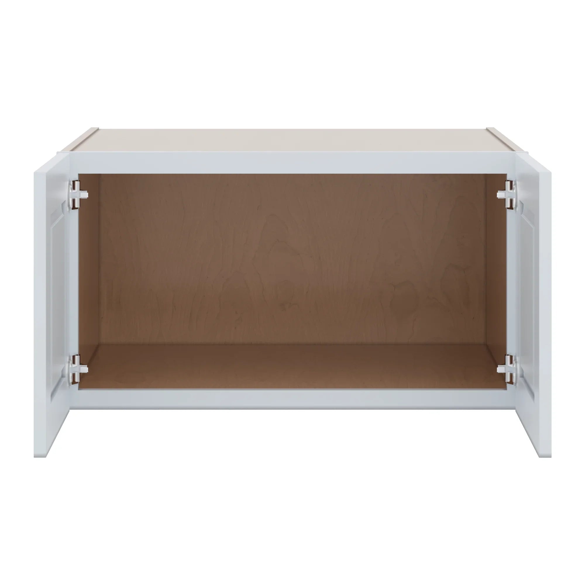 J&K White Shaker S8 Refrigerator Wall Cabinet   33" W x 18" H x 27" D