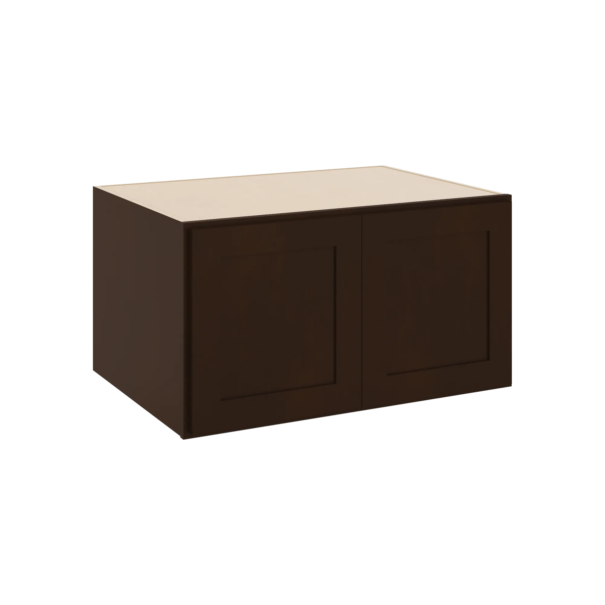 CNC Luxor 5-Piece Espresso 33" W X 18" H X 24" D Double Door Wall Cabinet