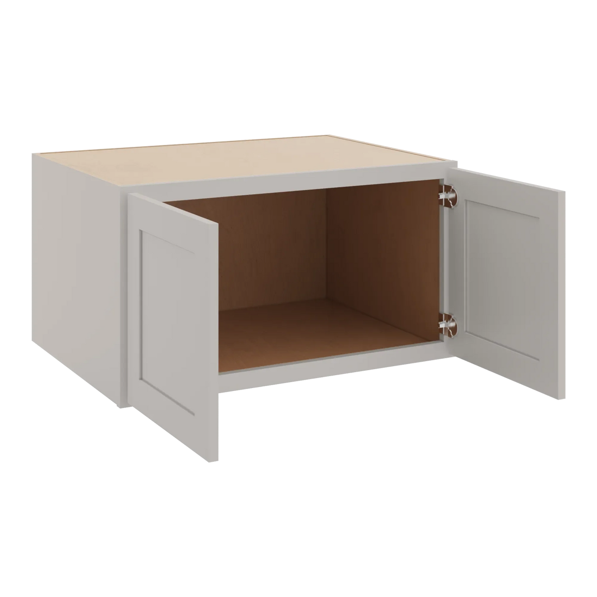 cnc luxor 5 piece misty grey 33 w x 18 h x 24 d double door wall cabinet