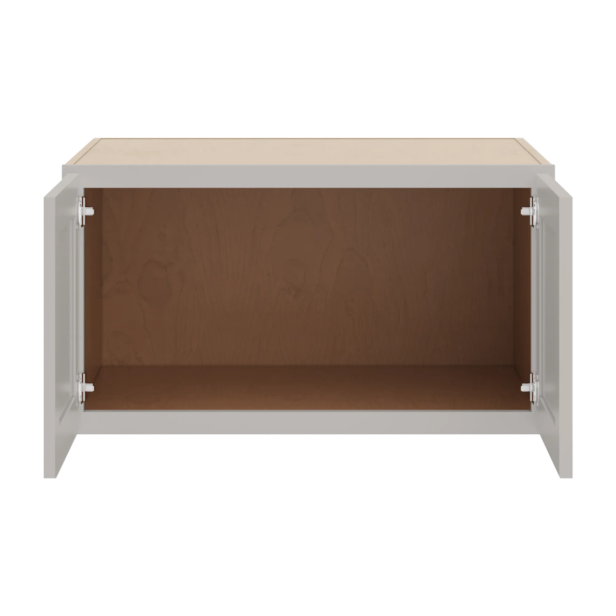 cnc luxor 5 piece misty grey 33 w x 18 h x 24 d double door wall cabinet
