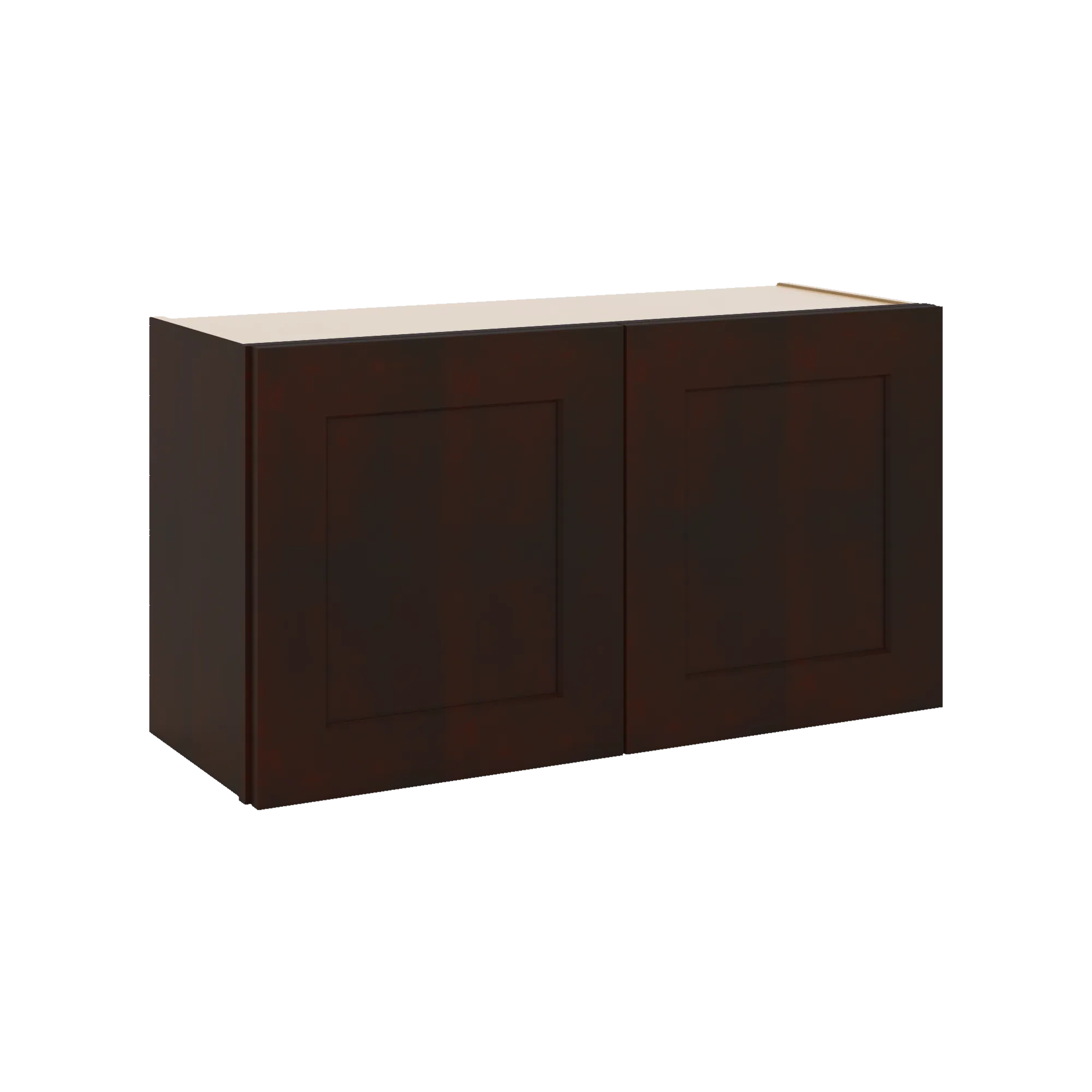 J&K Java Coffee S1 Double Door Wall Cabinet - 33" W x 18" H