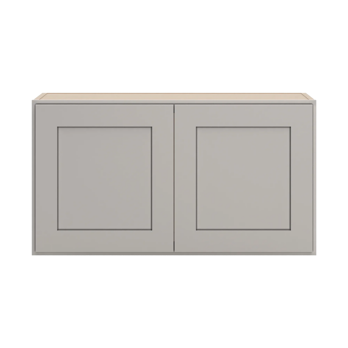 cnc luxor 5 piece misty grey 33 w x 18 h double door wall cabinet