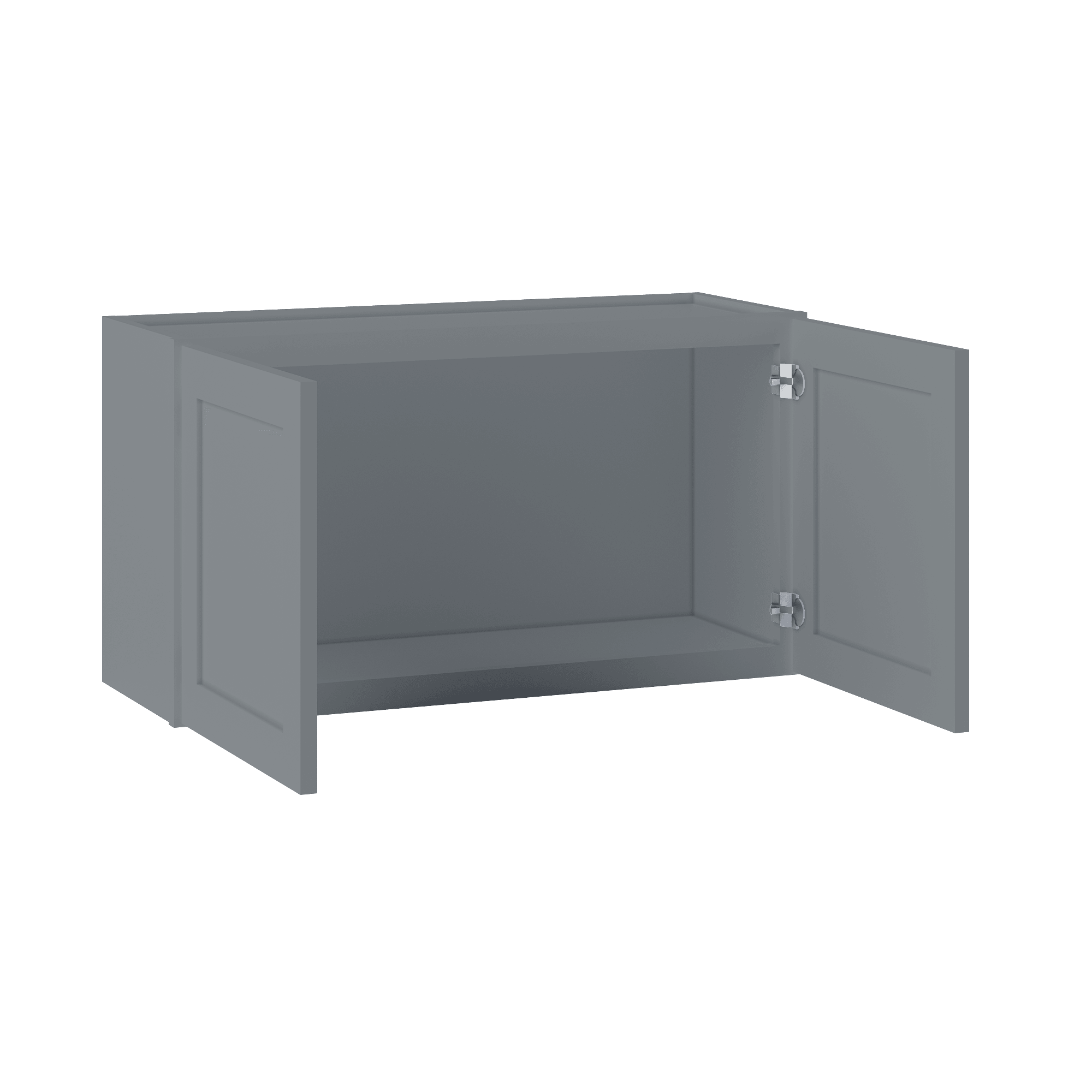 Wall Kitchen Cabinet W3318 Colonial Gray LessCare 33 in. width 18 in. height 12 in. depth