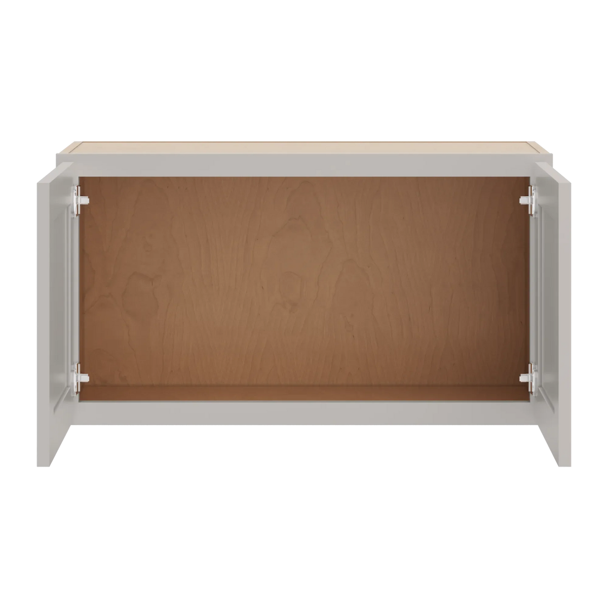 cnc luxor 5 piece misty grey 33 w x 18 h double door wall cabinet