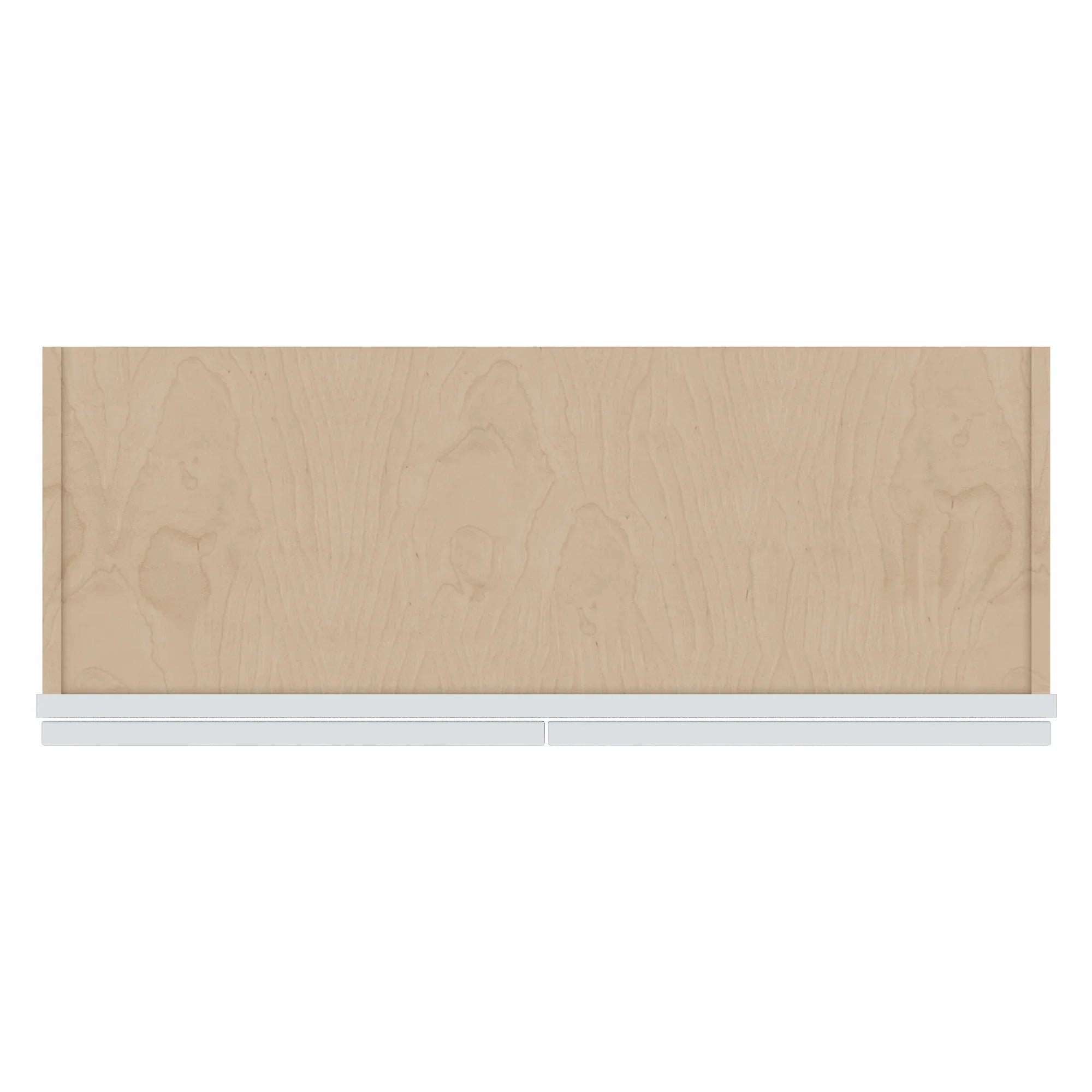 J&K White Shaker S8 Double Door Wall Cabinet   33" W x 18" H