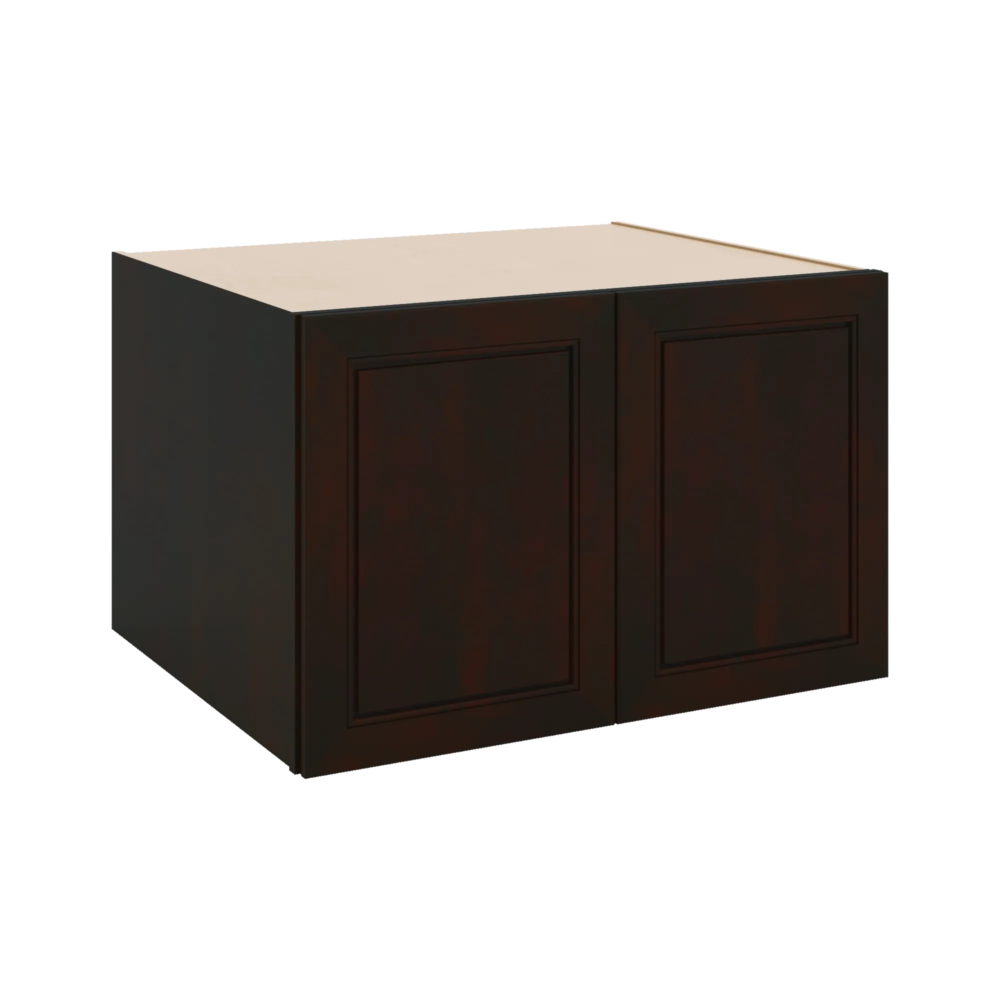 J&K Espresso K8 Refrigerator Wall Cabinet - 33" W x 21" H x 27" D