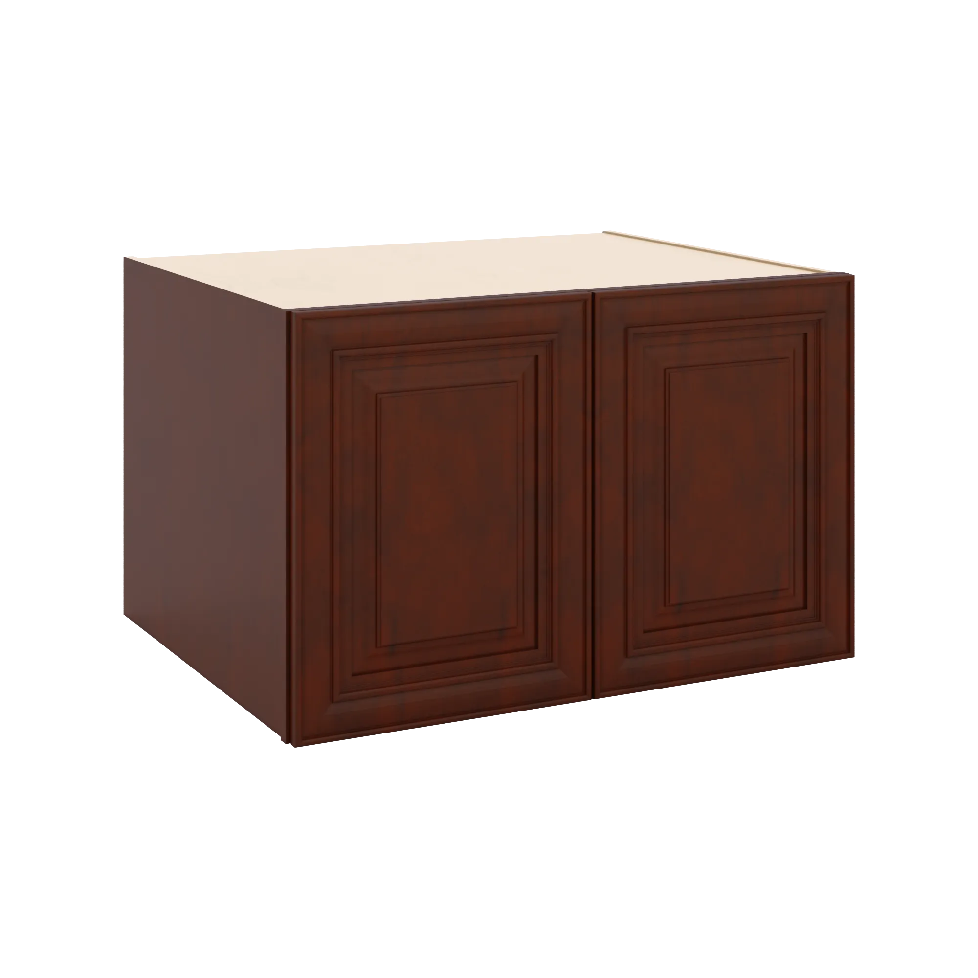 J&K Mahogany J5 Refrigerator Wall Cabinet - 33" W x 21" H x 27" D