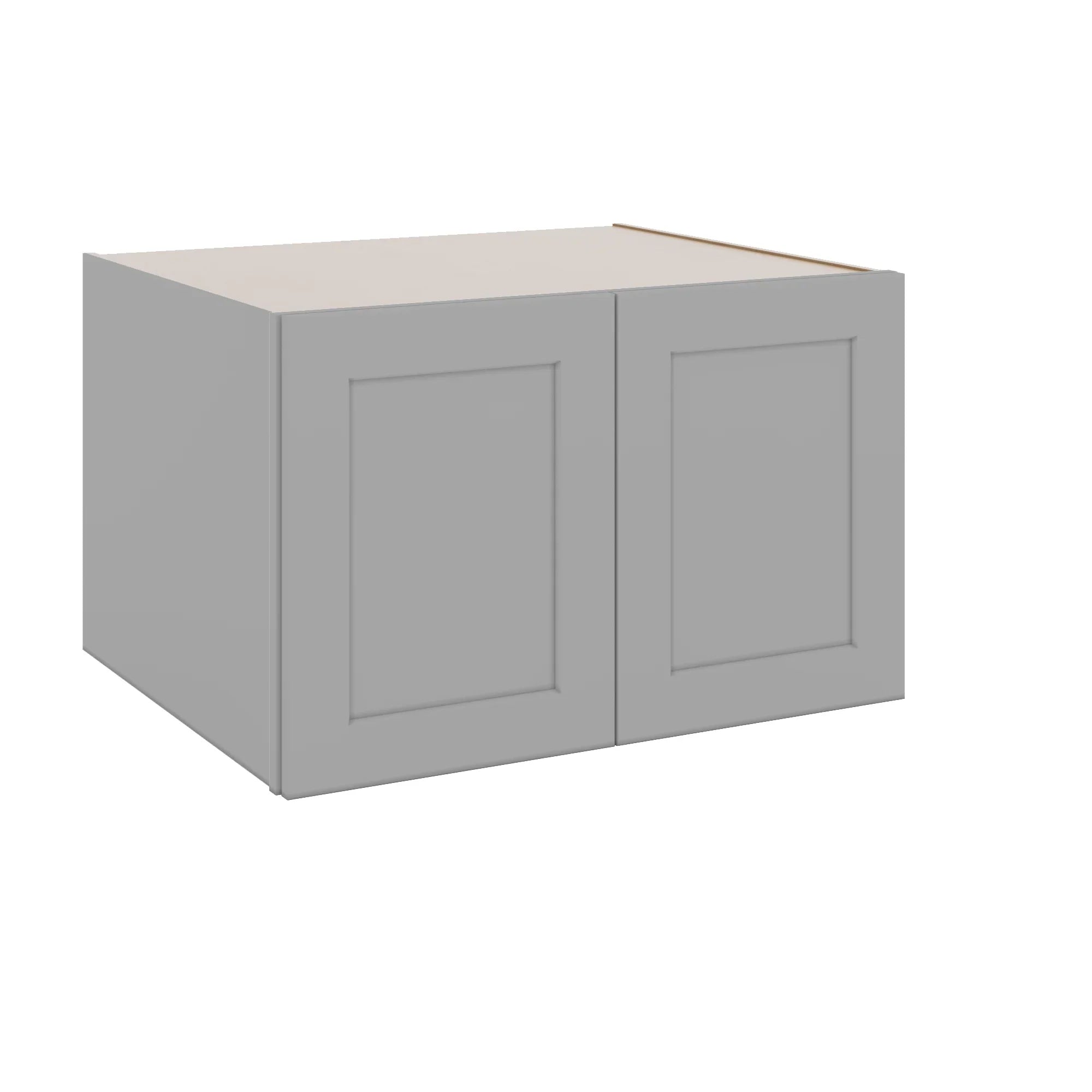 J&K Castle Grey S5 Refrigerator Wall Cabinet - 33" W x 21" H x 27" D