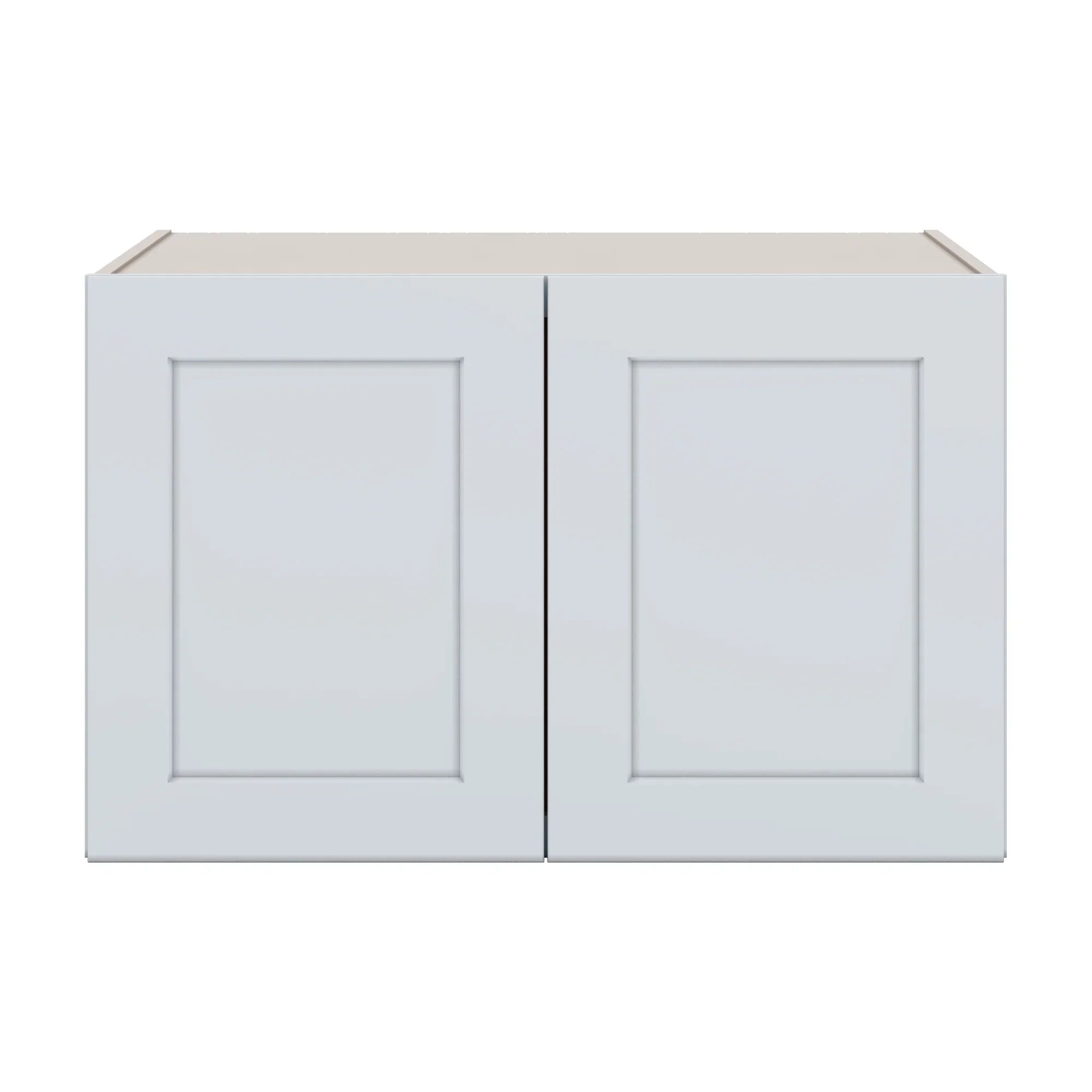 J&K White Shaker S8 Refrigerator Wall Cabinet   33" W x 21" H x 27" D