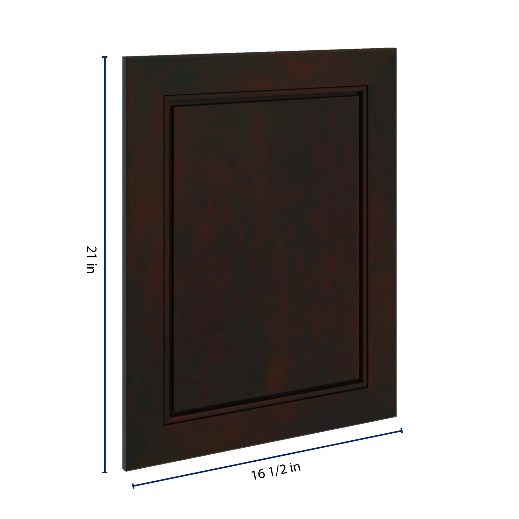 J&K Espresso K8 Dummy Door Panel 16 1/2" W x 21" H