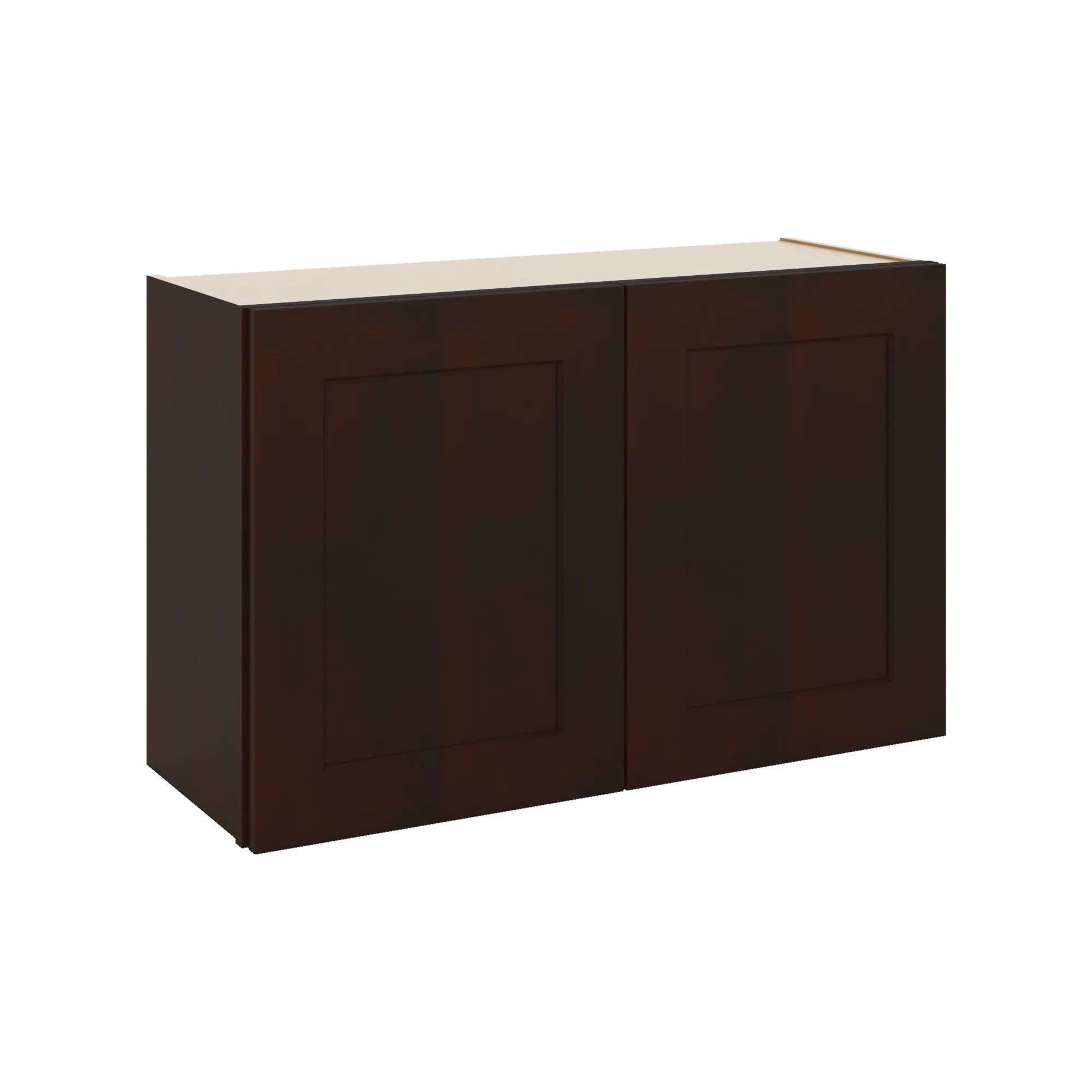 J&K Java Coffee S1 Double Door Wall Cabinet - 33" W x 21" H