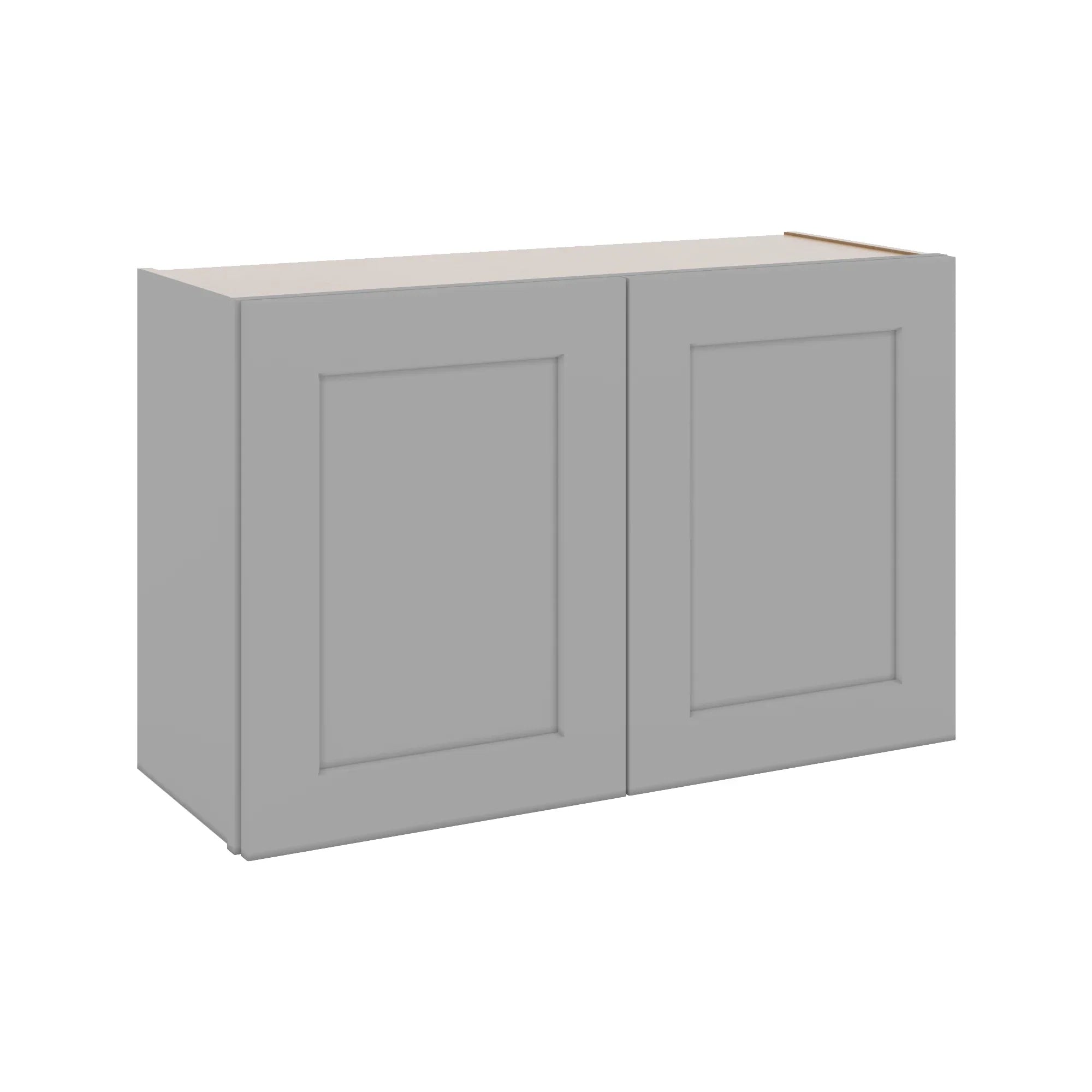J&K Castle Grey S5 Double Door Wall Cabinet - 33" W x 21" H