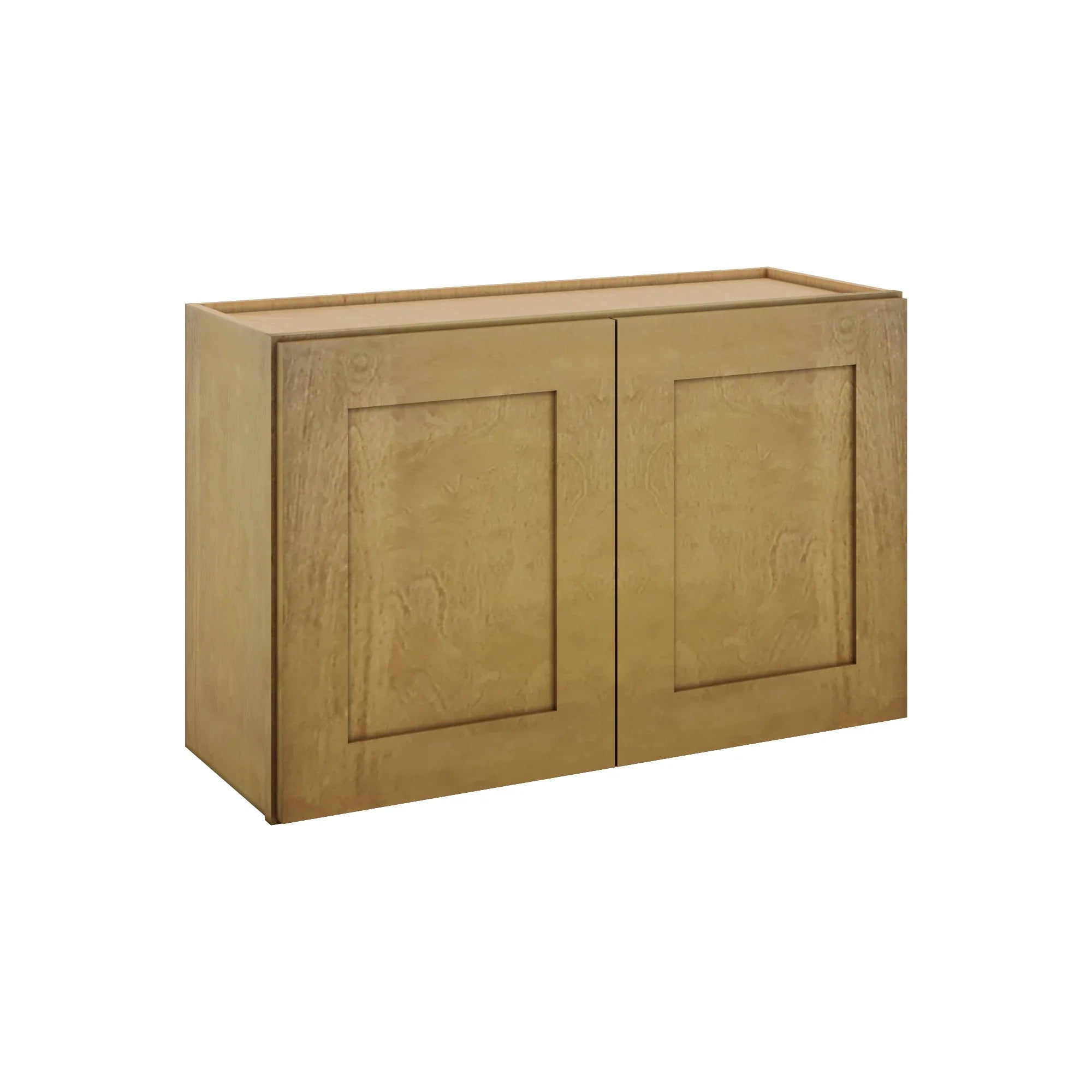 Modernform Cabinet Natural Shaker 33" W X 21" H X 12" D Double Door Wall Cabinet