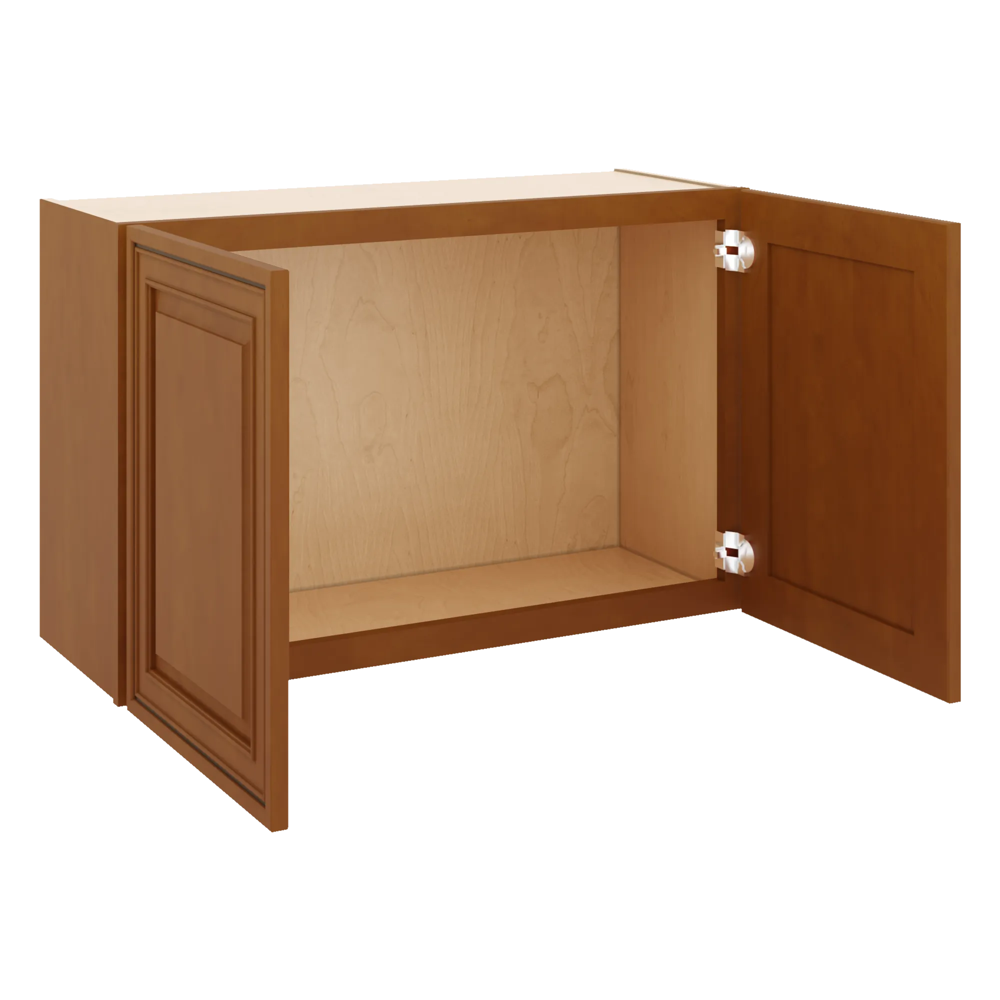 j k mocha glazed k10 double door wall cabinet 33 w x 21 h