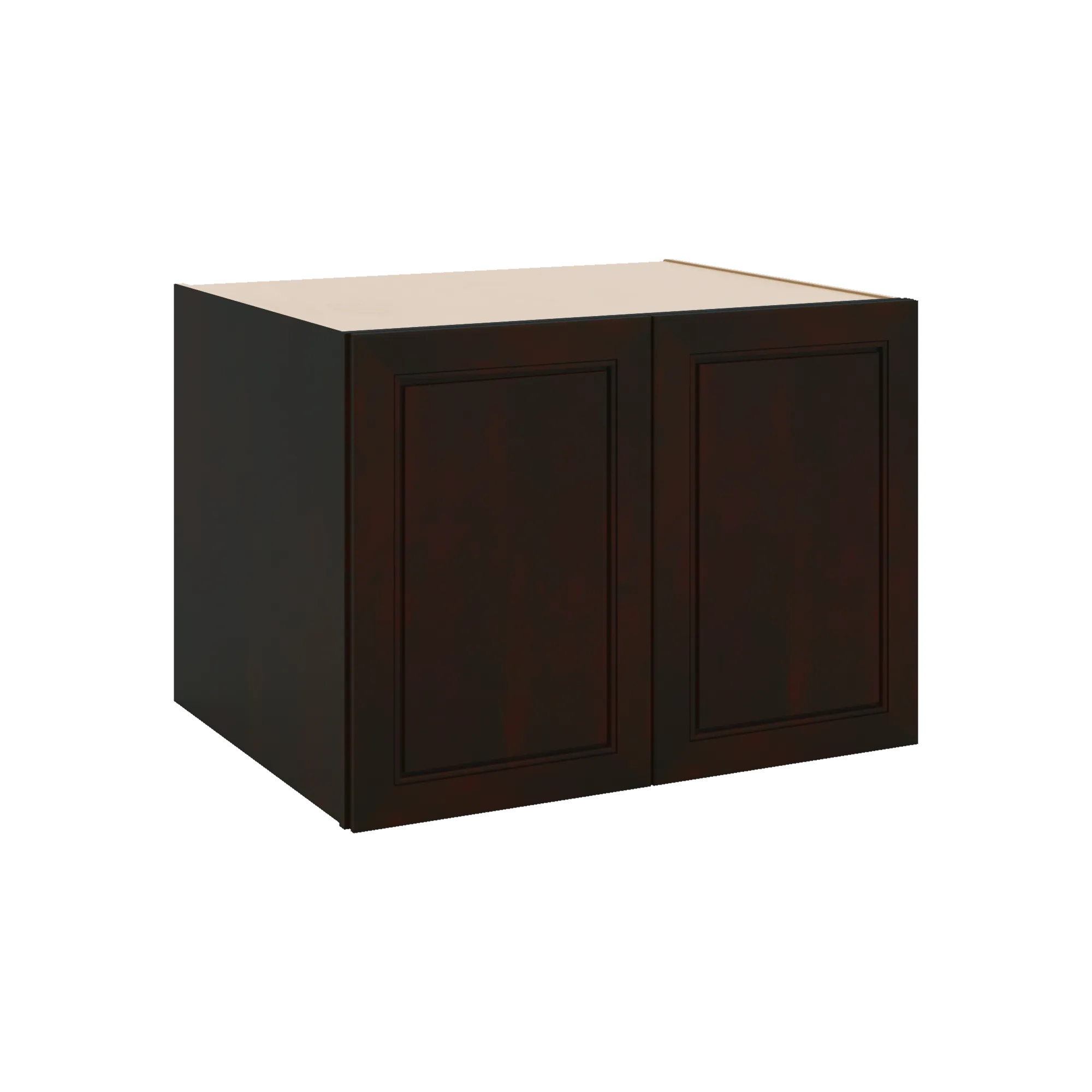 J&K Espresso K8 Refrigerator Wall Cabinet - 33" W x 24" H x 27" D