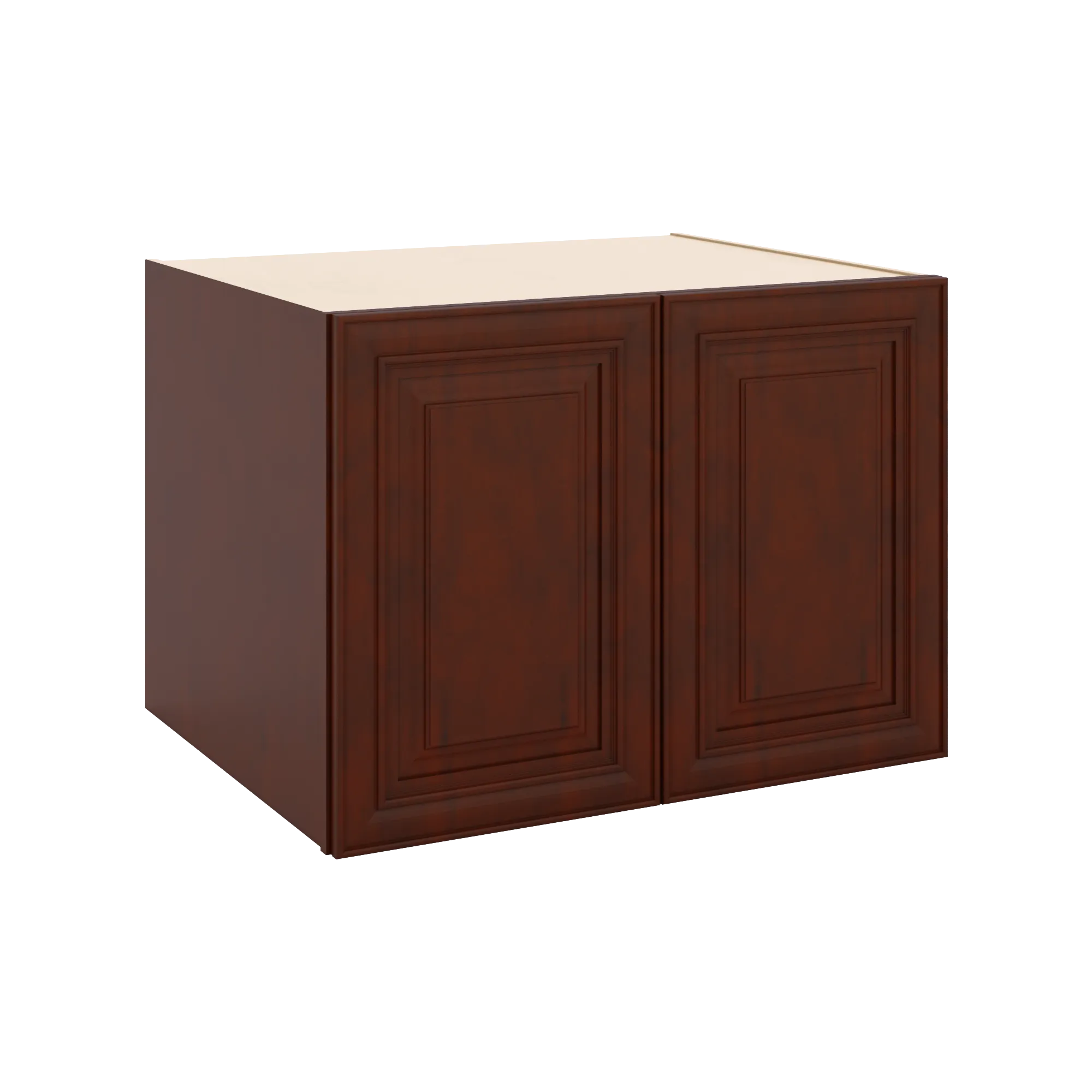 J&K Mahogany J5 Refrigerator Wall Cabinet - 33" W x 24" H x 27" D