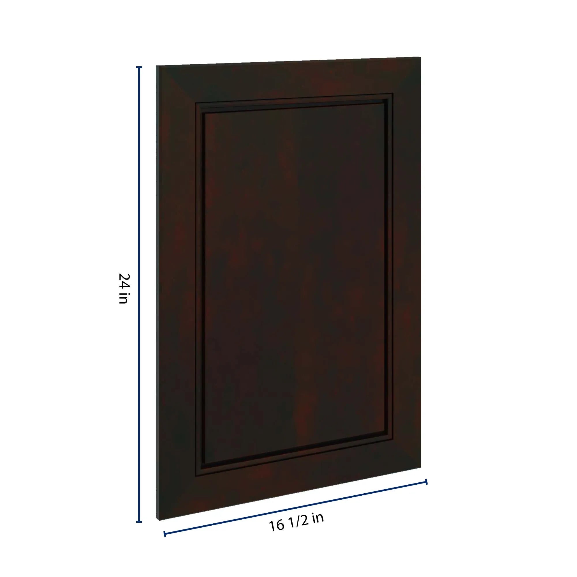 J&K Espresso K8 Dummy Door Panel 16 1/2" W x 24" H