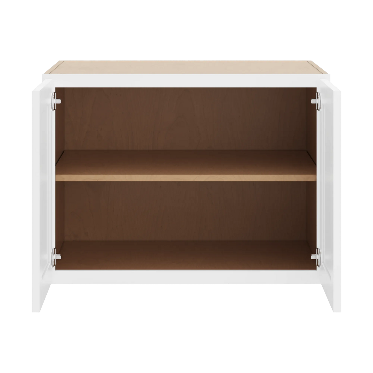 cnc luxor white 33 w x 24 h x 24 d double door wall cabinet