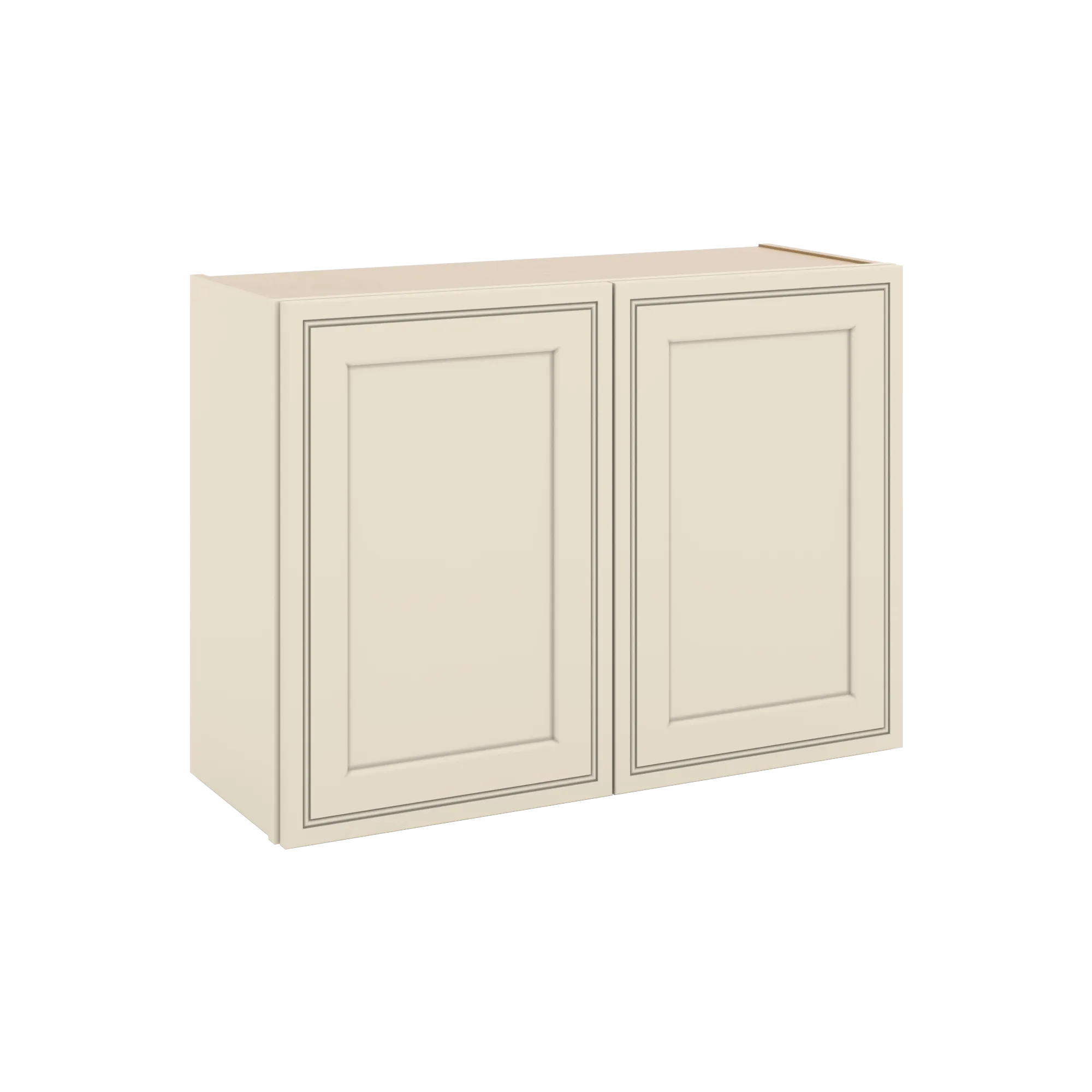 J&K Pearl Glazed H9 Double Door Wall Cabinet - 33" W x 24" H