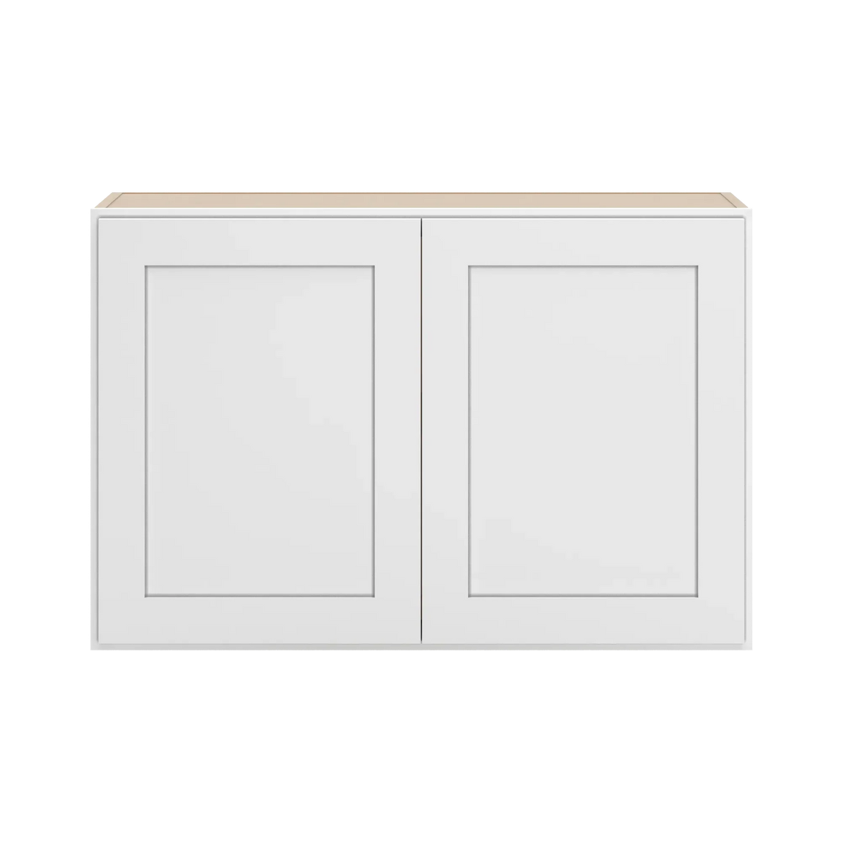 cnc luxor white 33 w x 24 h double door wall cabinet