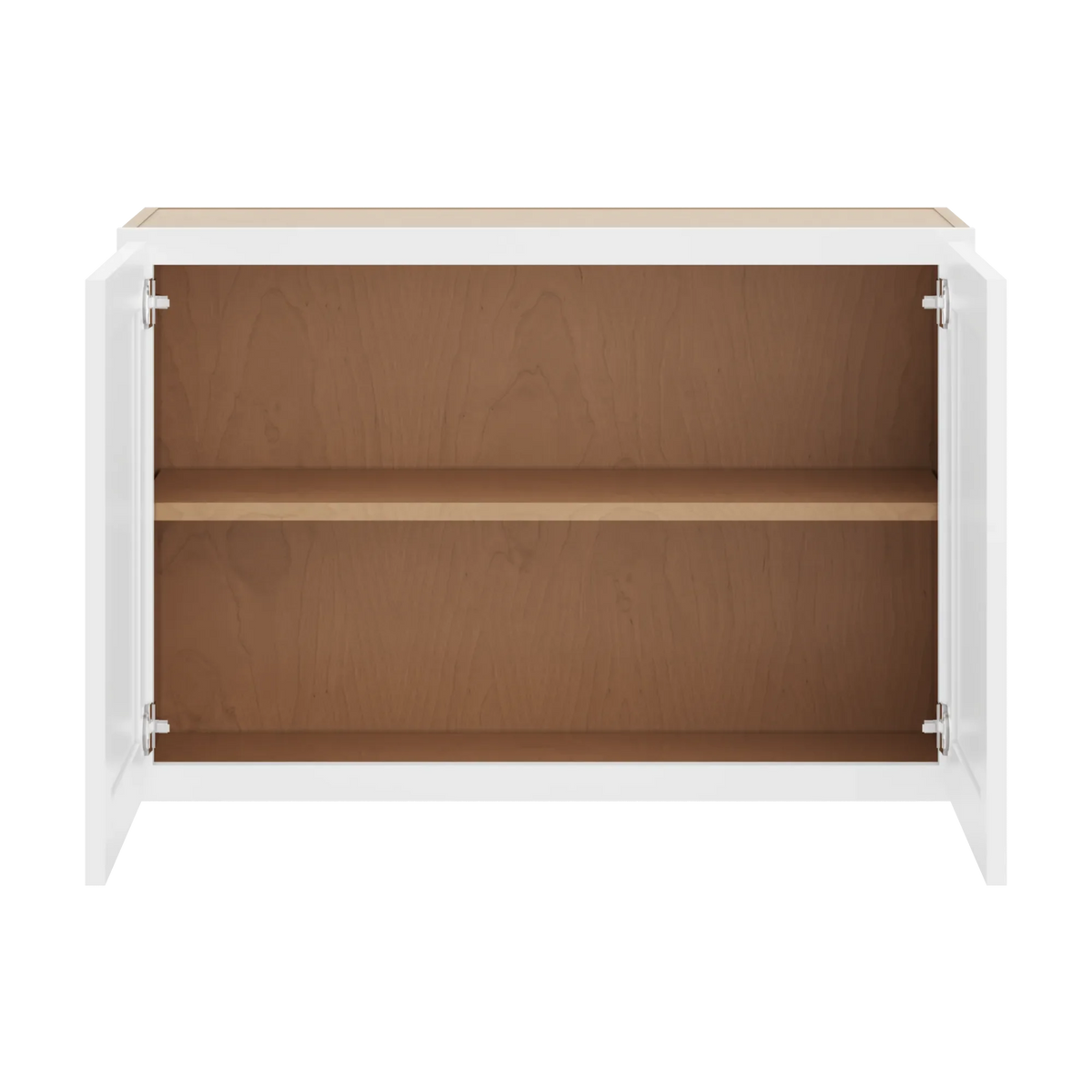 cnc luxor white 33 w x 24 h double door wall cabinet