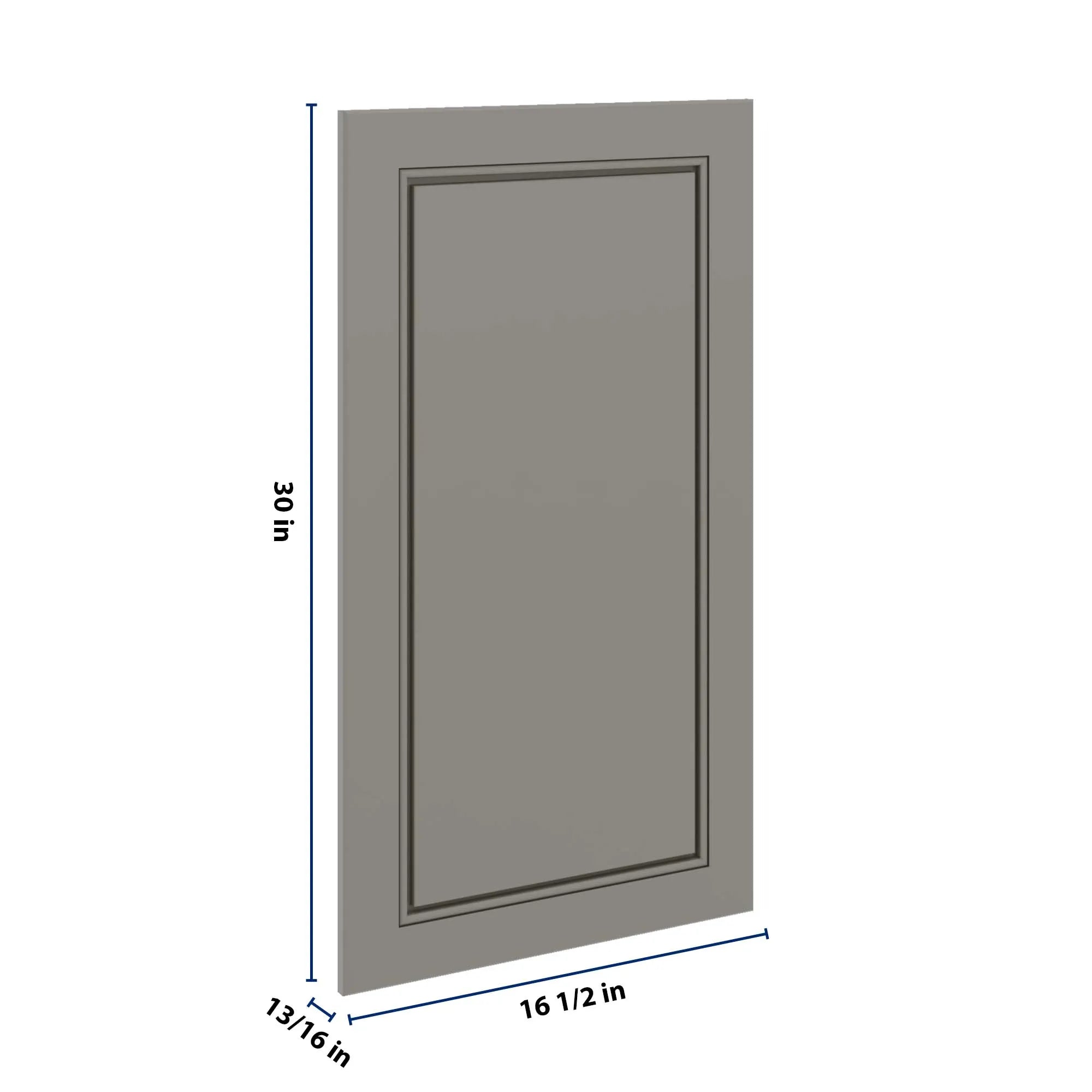 J&K Greige K3 Dummy Door Panel 16 1/2" W x 30" H