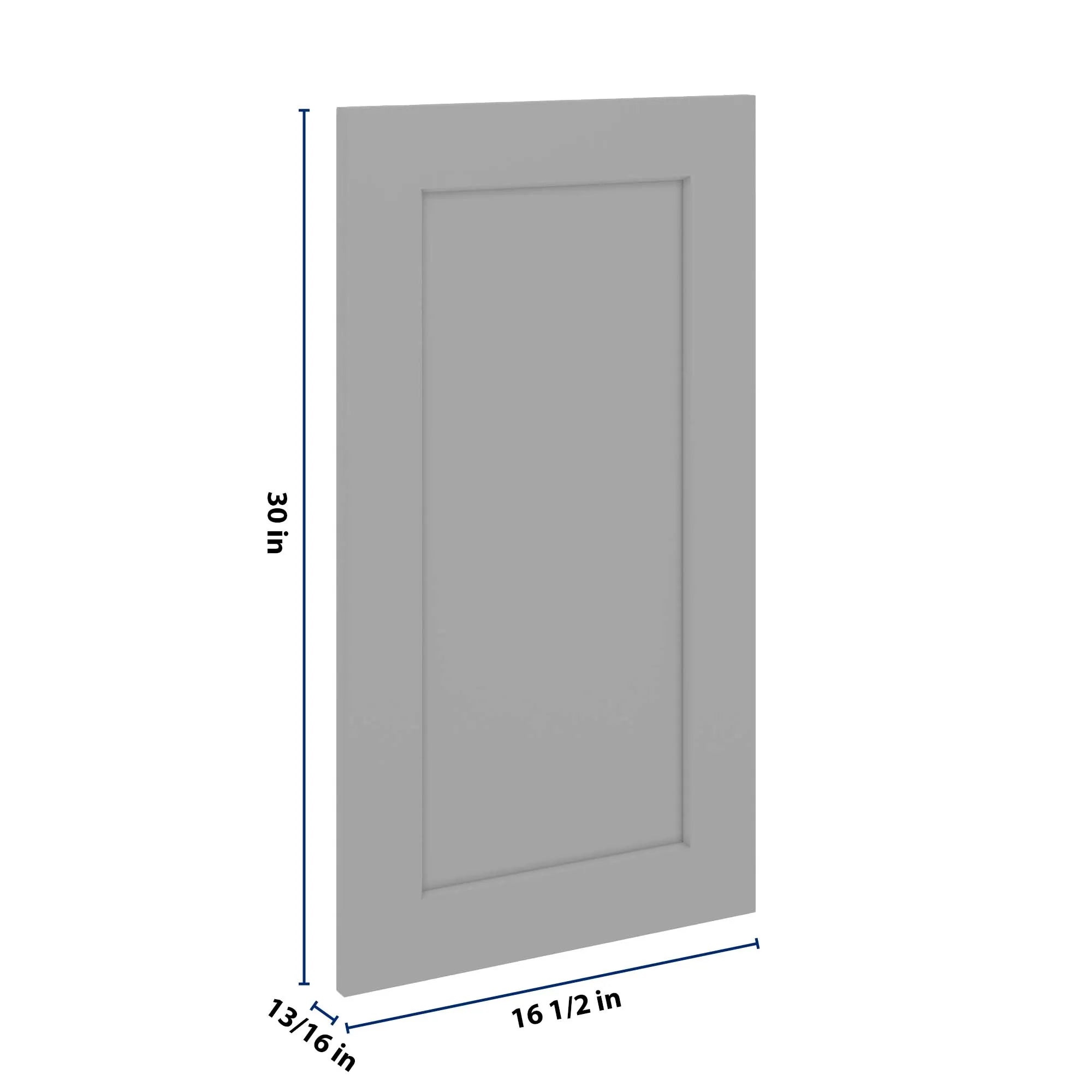J&K Castle Grey S5 Dummy Door Panel 16 1/2" W x 30" H
