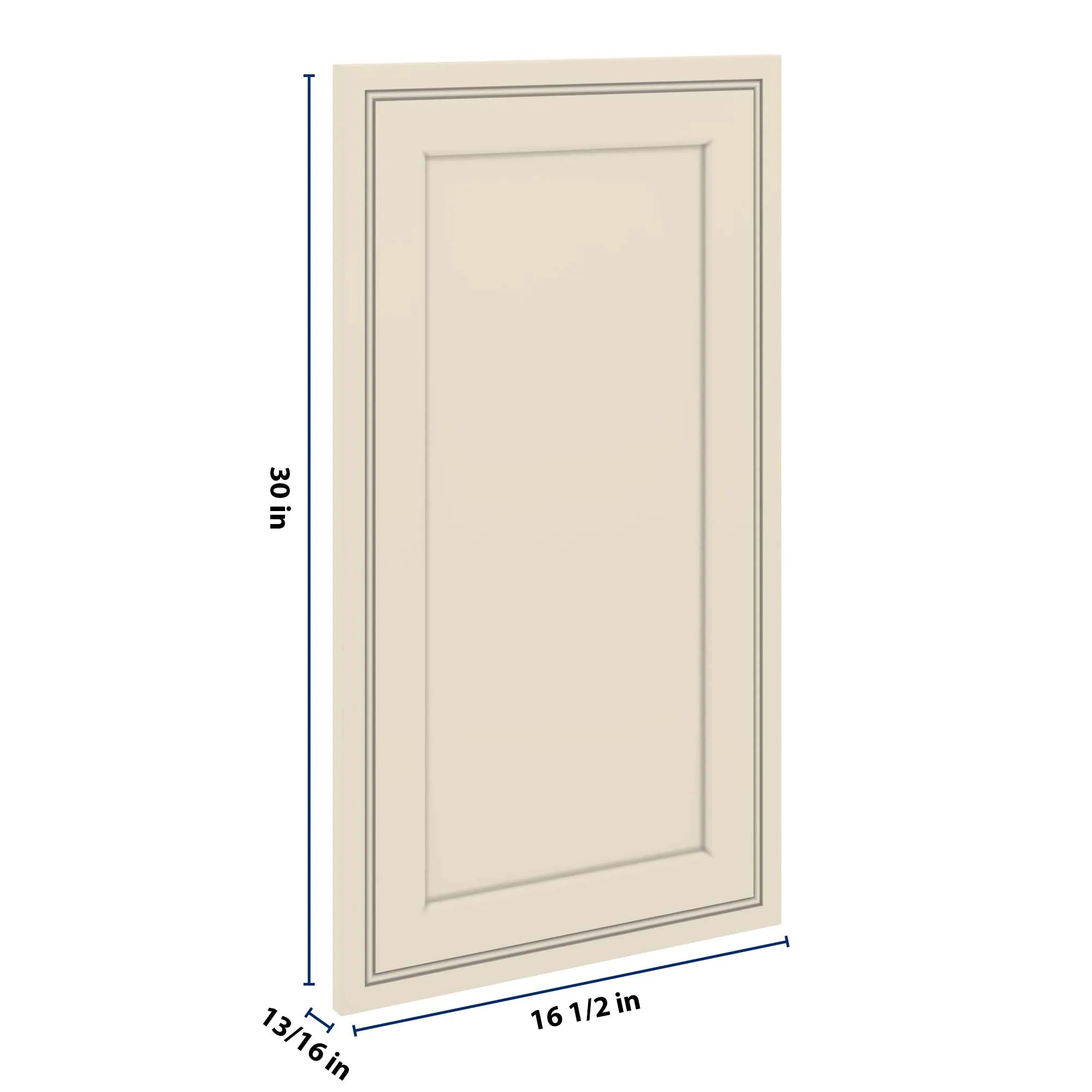 J&K Pearl Glazed H9 Dummy Door Panel 16 1/2" W x 30" H