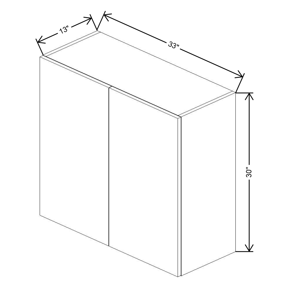 Fabuwood Illume Tuscany Muratti 1 30" High Wall