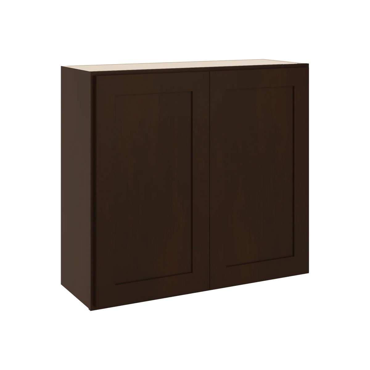 CNC Luxor 5-Piece Espresso 33" W X 30" H Double Door Wall Cabinet