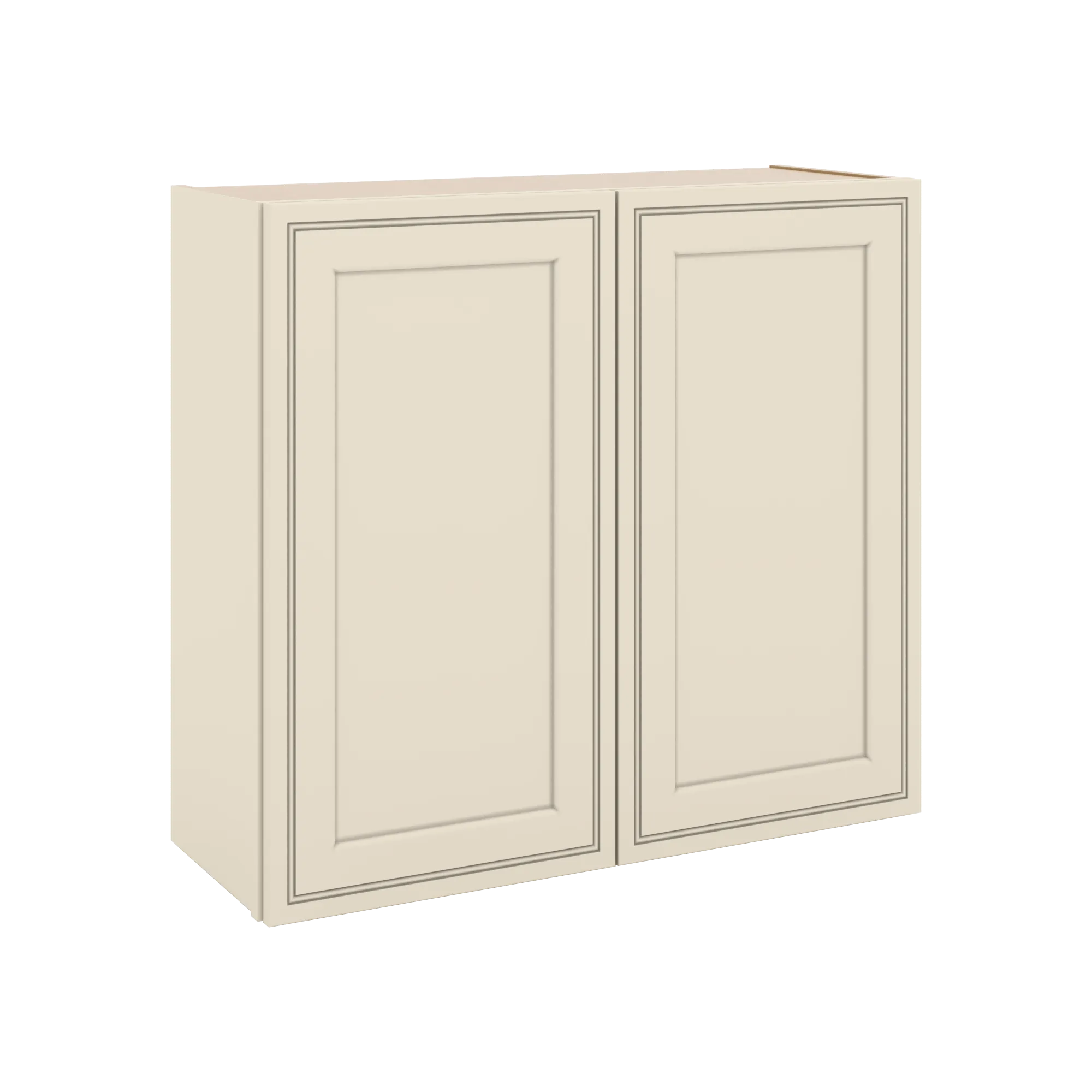 J&K Pearl Glazed H9 Double Door Wall Cabinet - 33" W x 30" H