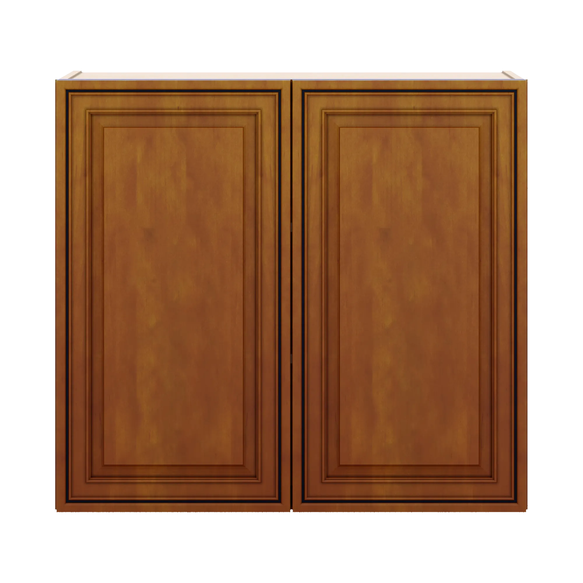 j k mocha glazed k10 double door wall cabinet 33 w x 30 h
