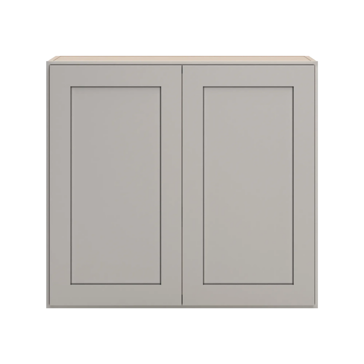 cnc luxor 5 piece misty grey 33 w x 30 h double door wall cabinet