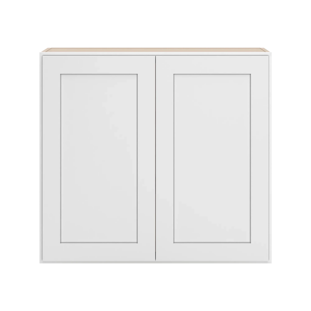 cnc luxor white 33 w x 30 h double door wall cabinet