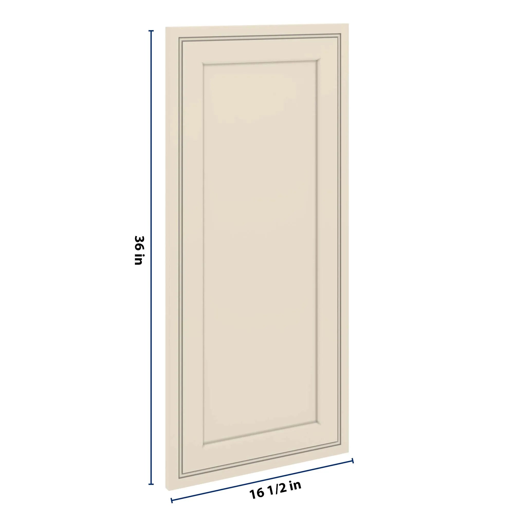 J&K Pearl Glazed H9 Dummy Door Panel 16 1/2" W x 36" H
